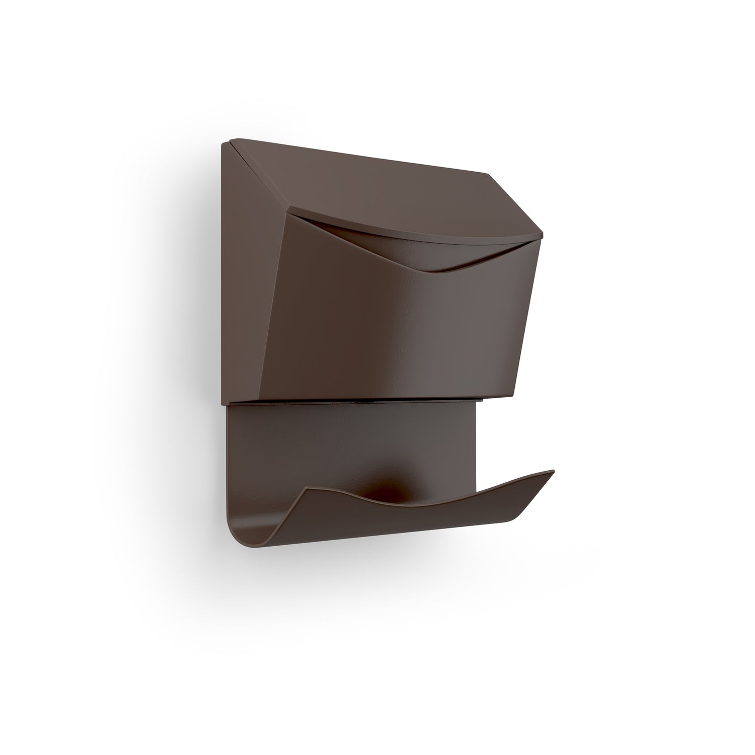 New York • Boîte aux lettres horizontale avec support à journaux  [1799]