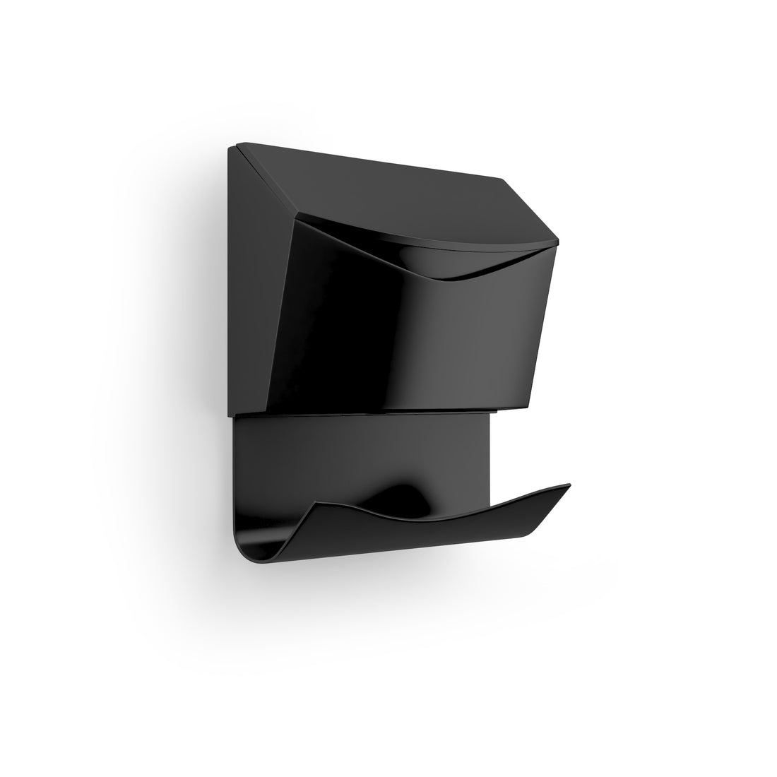 New York • Boîte aux lettres horizontale avec support à journaux  [1799]