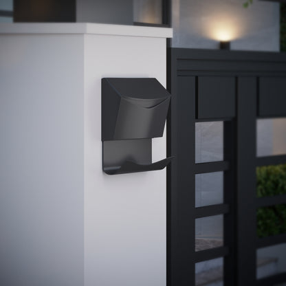 New York • Boîte aux lettres horizontale avec support à journaux  [1799]