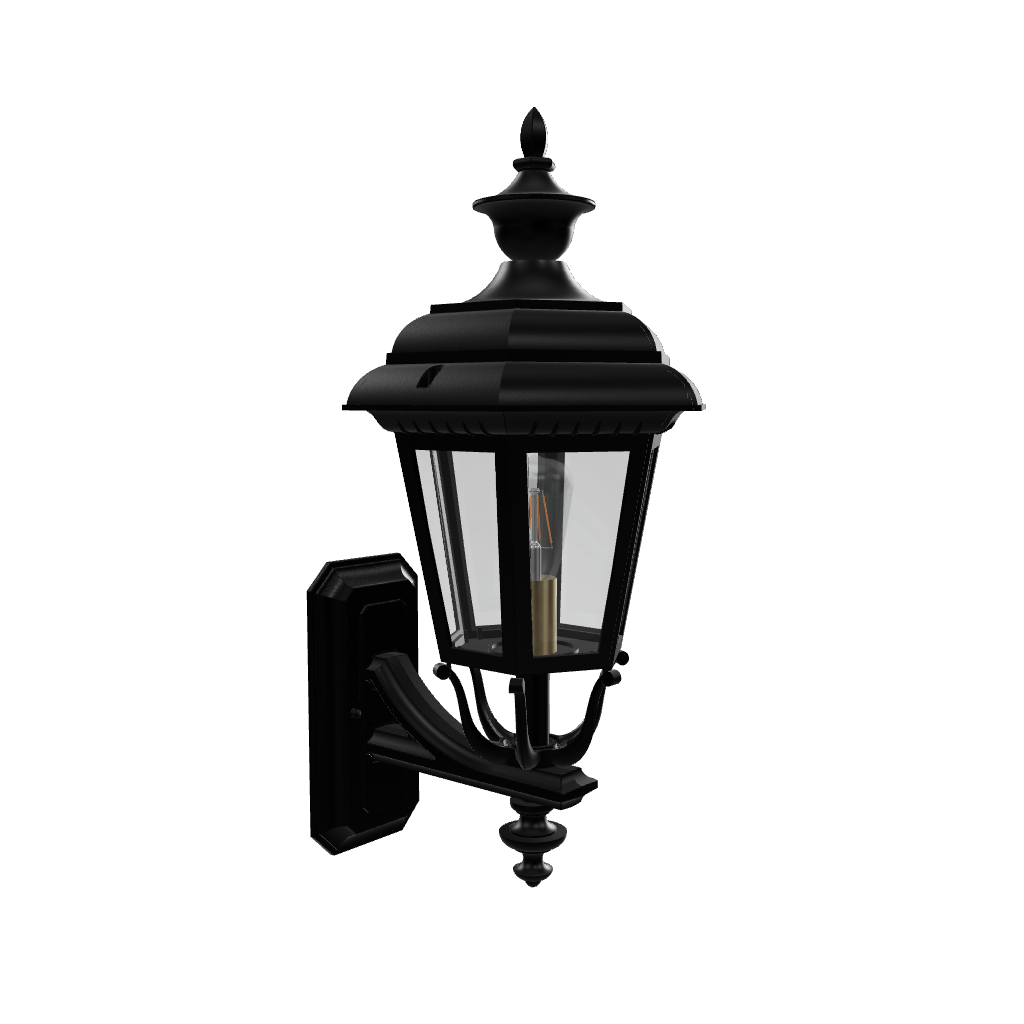 Jamestown - Luminaire mural extérieur montage vers le haut avec faiteau format moyen - 21412