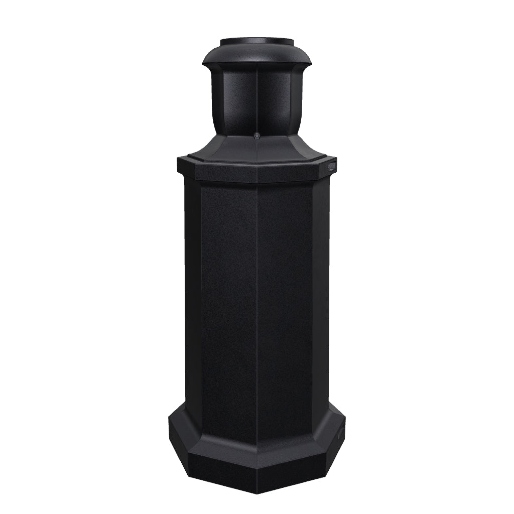 Commercial - Couvre-base de type D pour poteau de 4&quot; de diamètre [BCD4R]