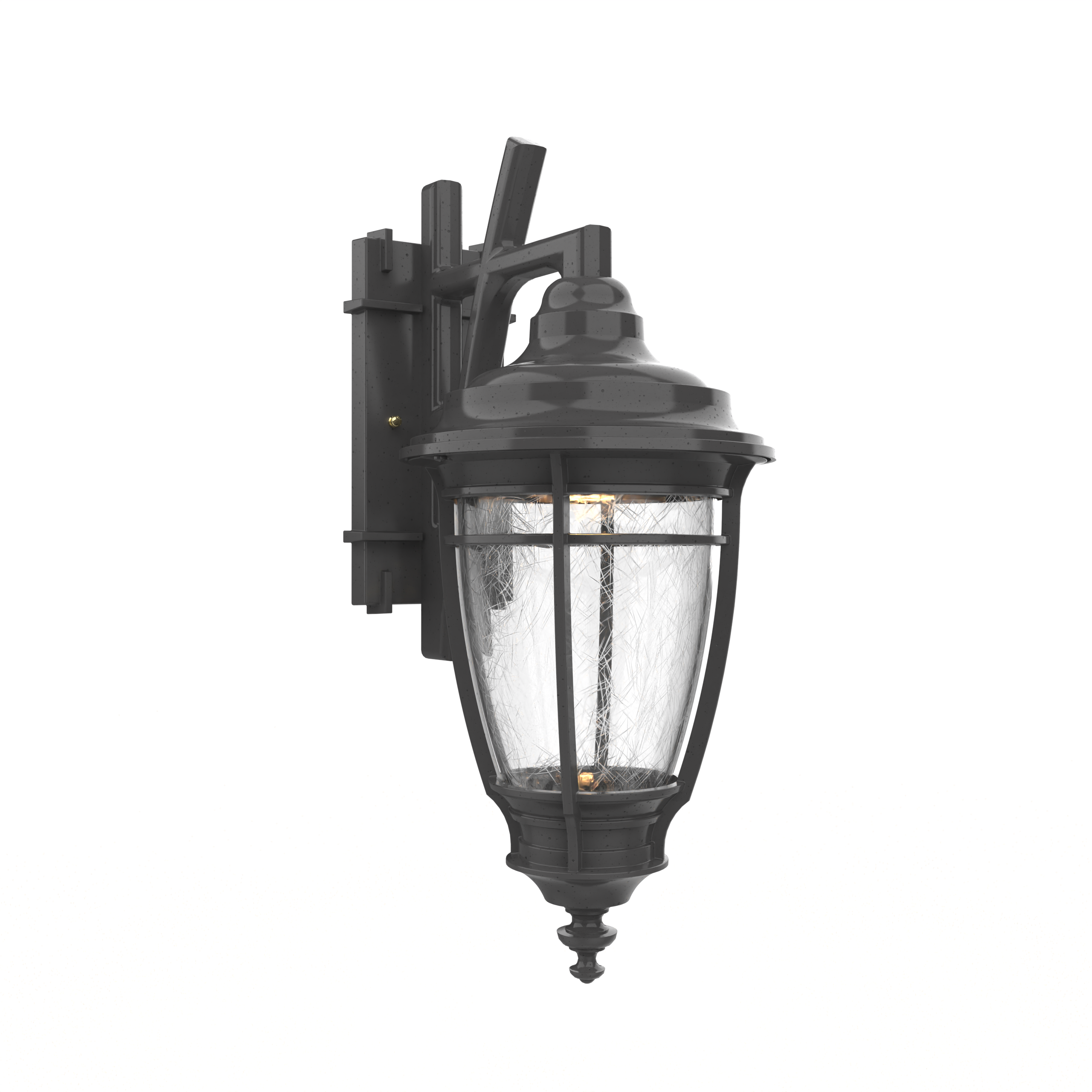 Portland - Wall mount decorative arm down closed bottom small size - 10285
