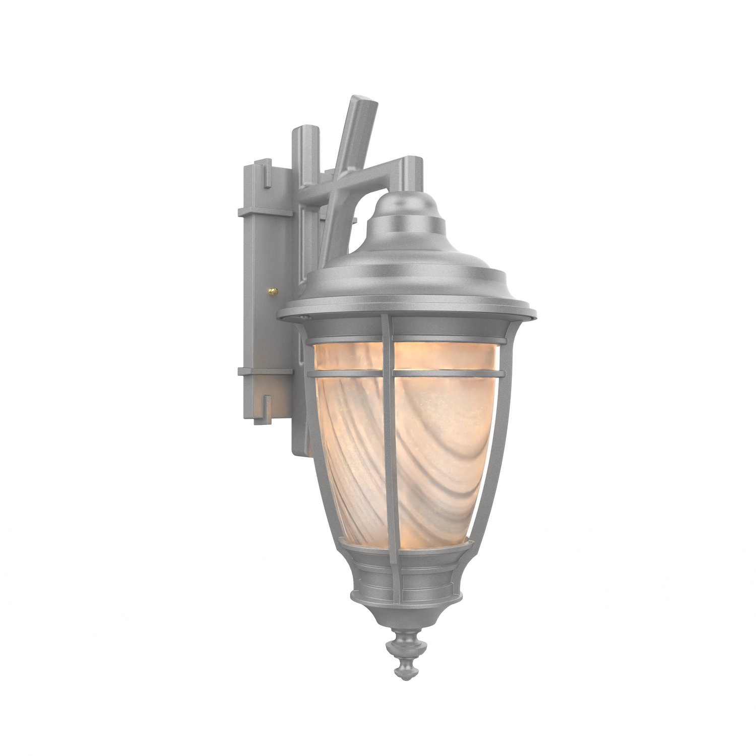 Portland - Wall mount decorative arm down closed bottom small size - 10285