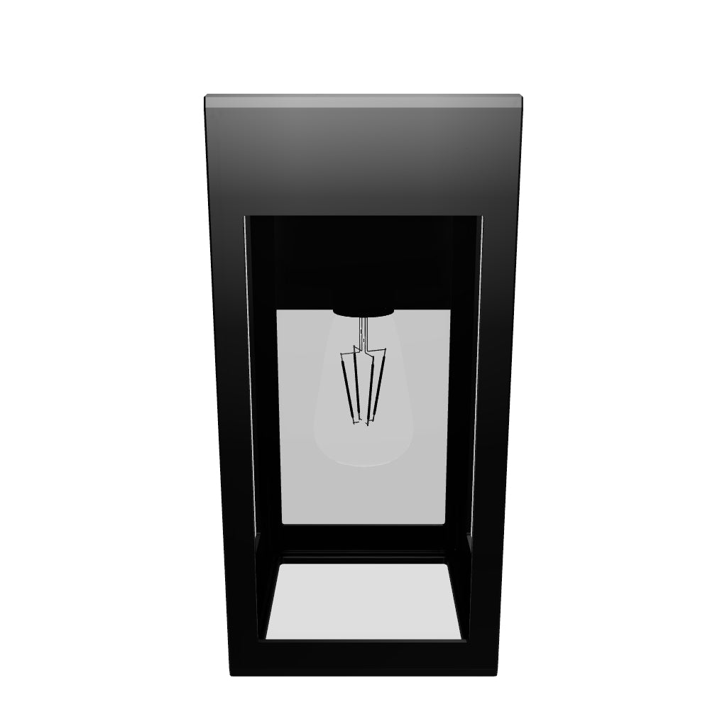 Stockholm • Luminaire mural extérieur montage vers le bas fond ouvert format petit [11621]