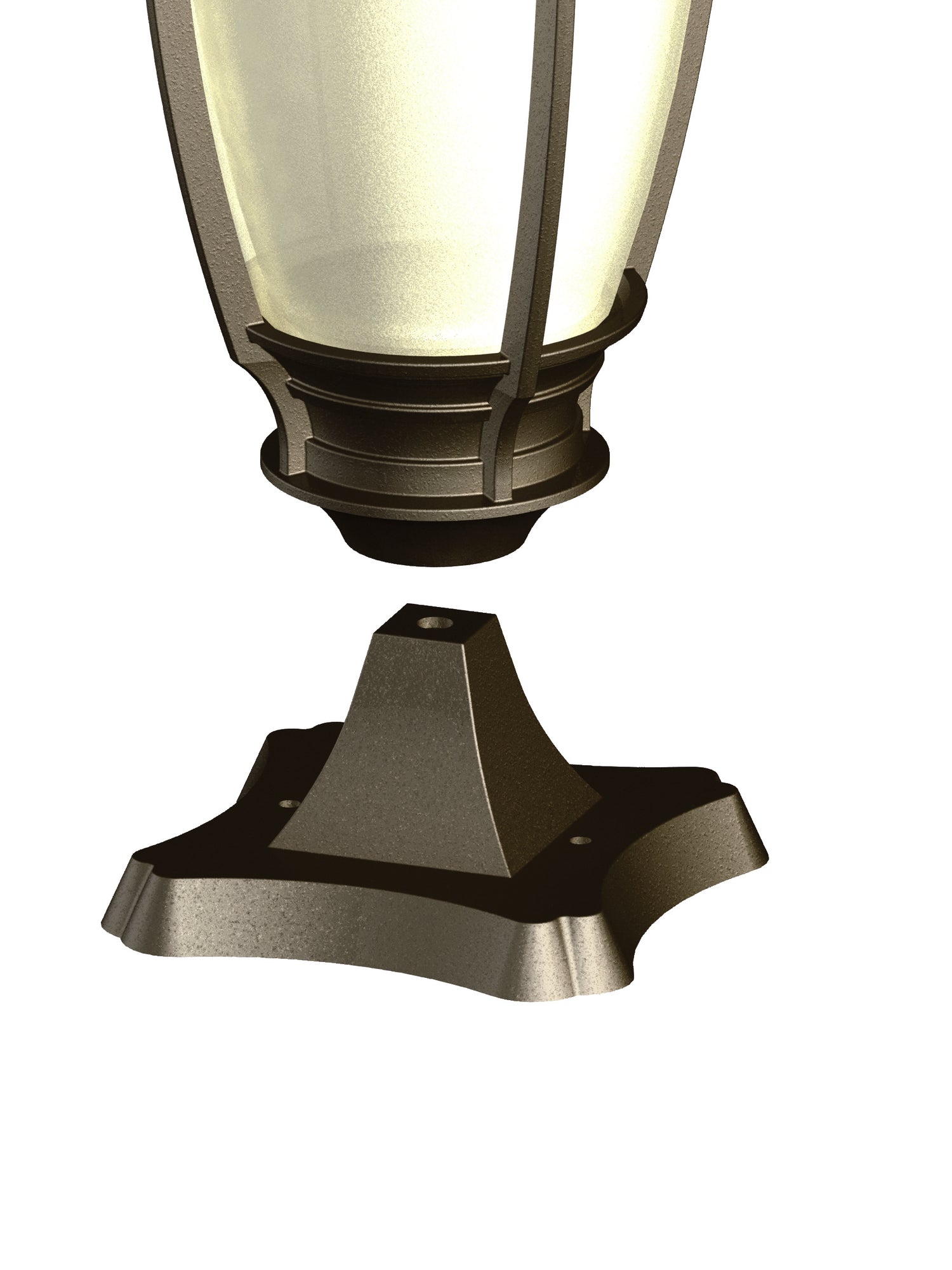 Piédestal - Base carré 5 3/8&