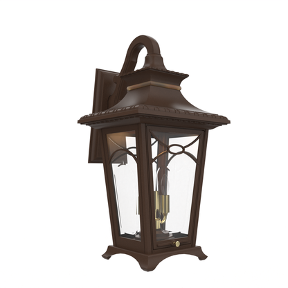 Bellissima - Luminaire mural extérieur montage bras décoratif vers le bas fond fermé format moyen - 20121