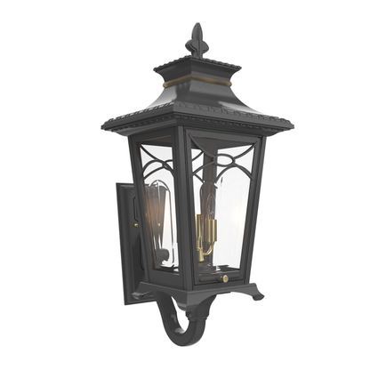 Bellissima - Luminaire mural extérieur montage bras décoratif vers le haut format moyen - 20124