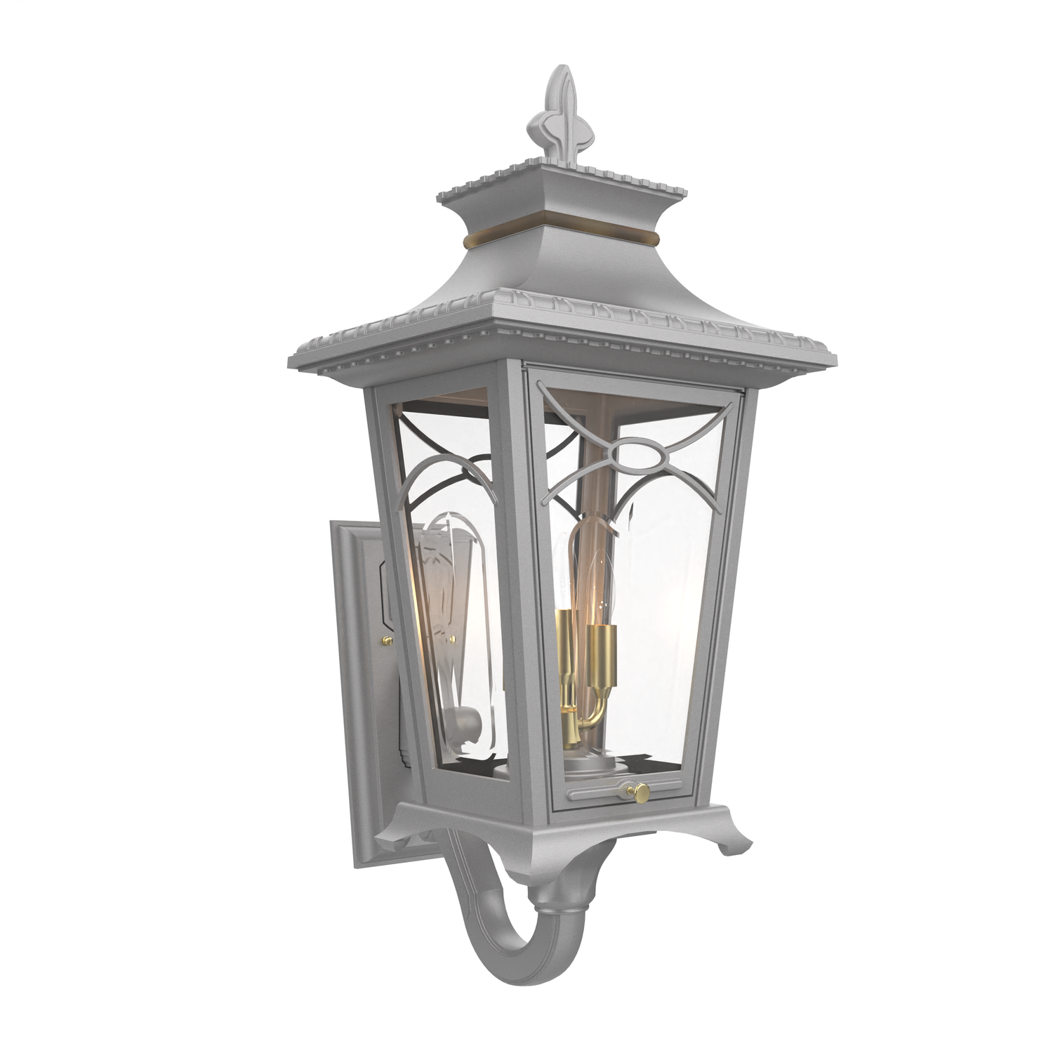 Bellissima - Luminaire mural extérieur montage bras décoratif vers le haut format moyen - 20124