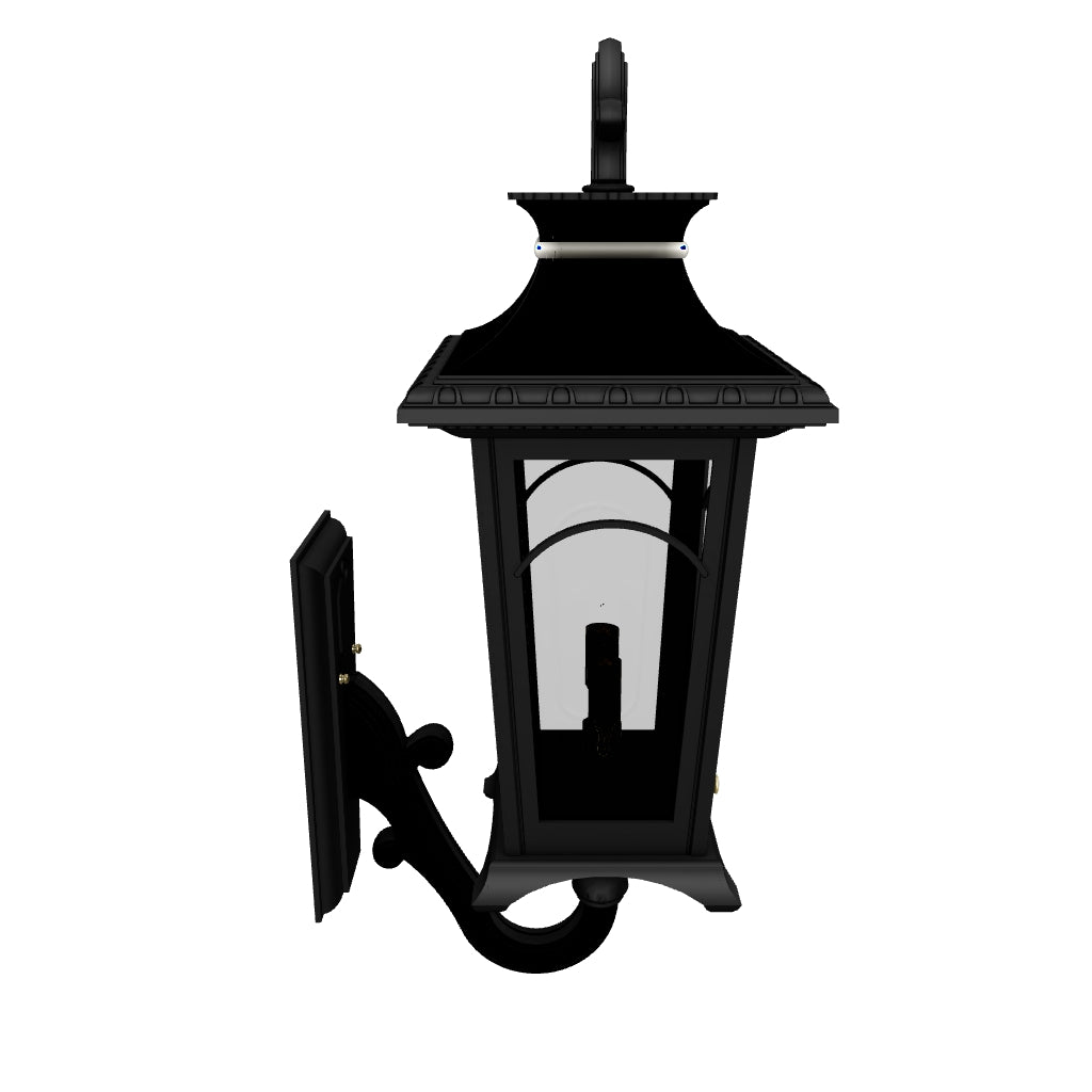 Bellissima - Luminaire mural extérieur montage bras décoratif vers le haut format moyen - 20124