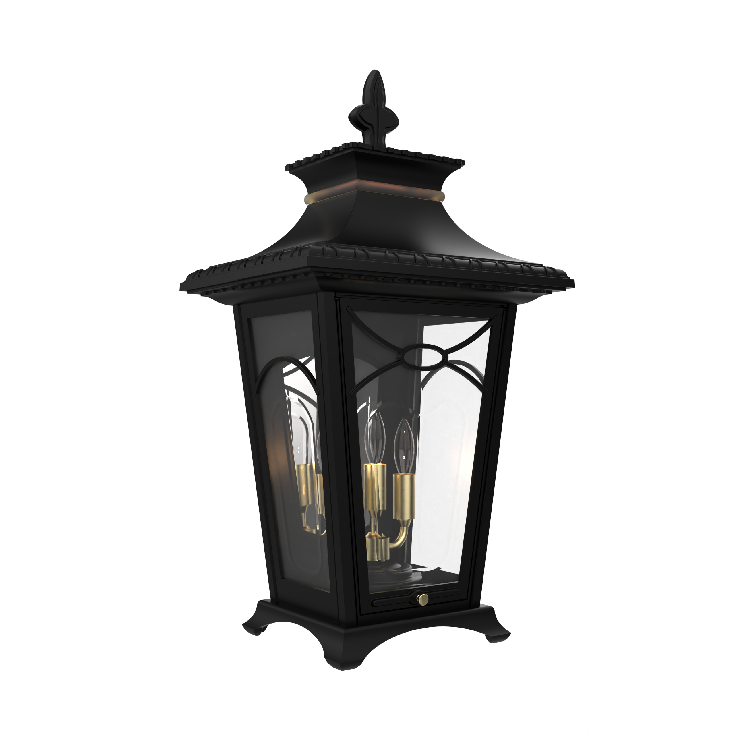 Bellissima - Luminaire mural extérieur montage vers le bas fond fermé format moyen - 20127