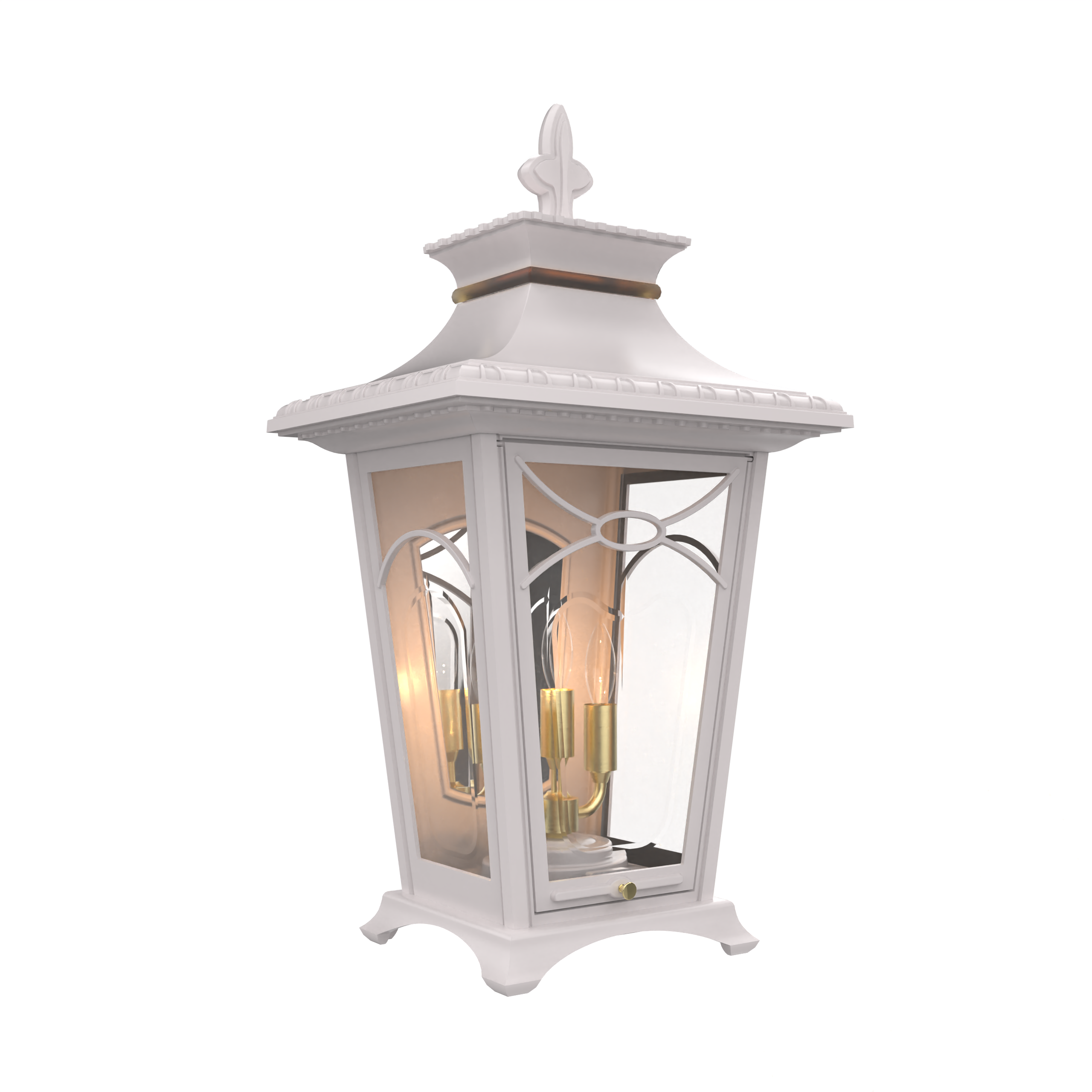 Bellissima - Luminaire mural extérieur montage vers le bas fond fermé format moyen - 20127