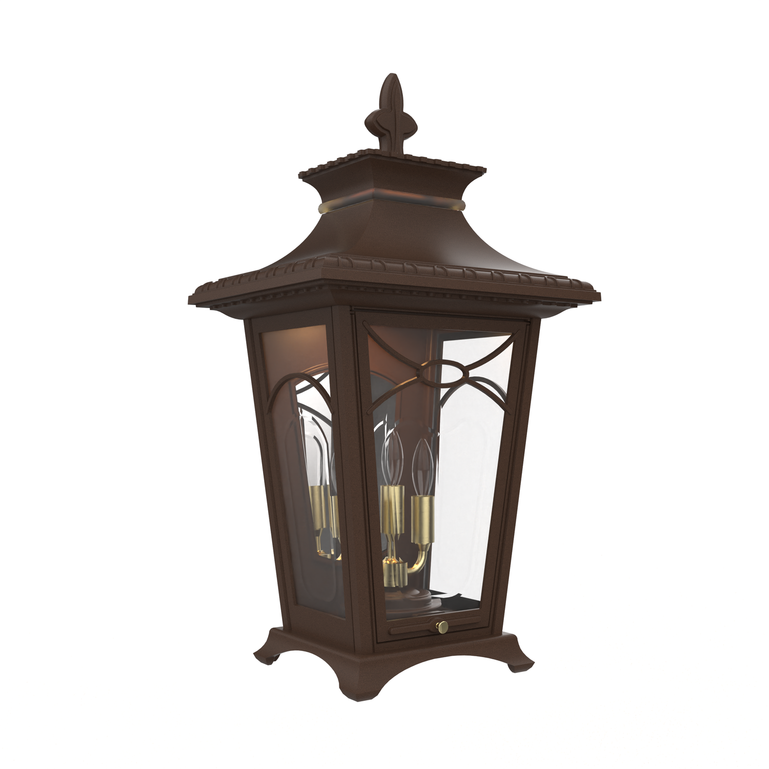 Bellissima - Luminaire mural extérieur montage vers le bas fond fermé format moyen - 20127