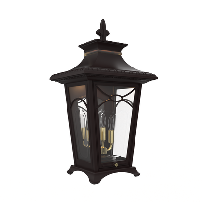 Bellissima - Luminaire mural extérieur montage vers le bas fond fermé format moyen - 20127