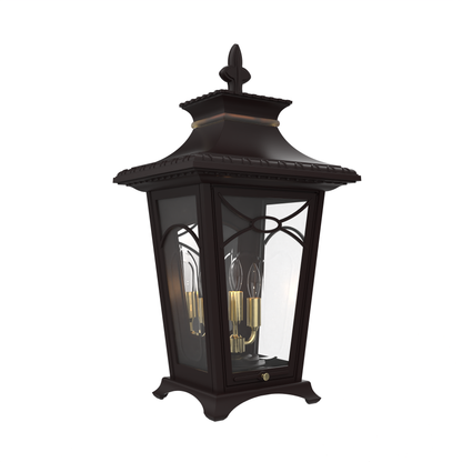 Bellissima - Luminaire mural extérieur montage vers le bas fond fermé format moyen - 20127