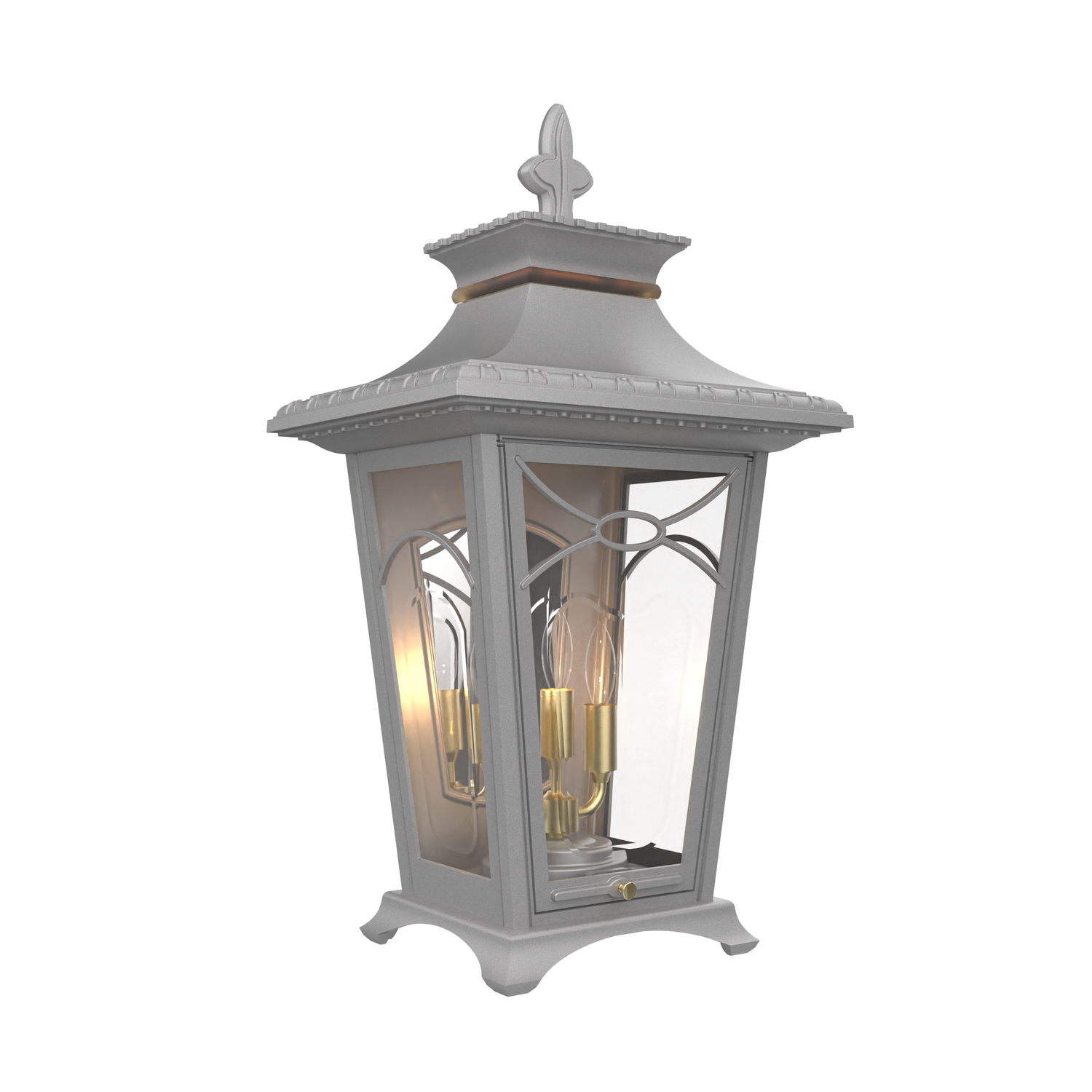 Bellissima - Luminaire mural extérieur montage vers le bas fond fermé format moyen - 20127