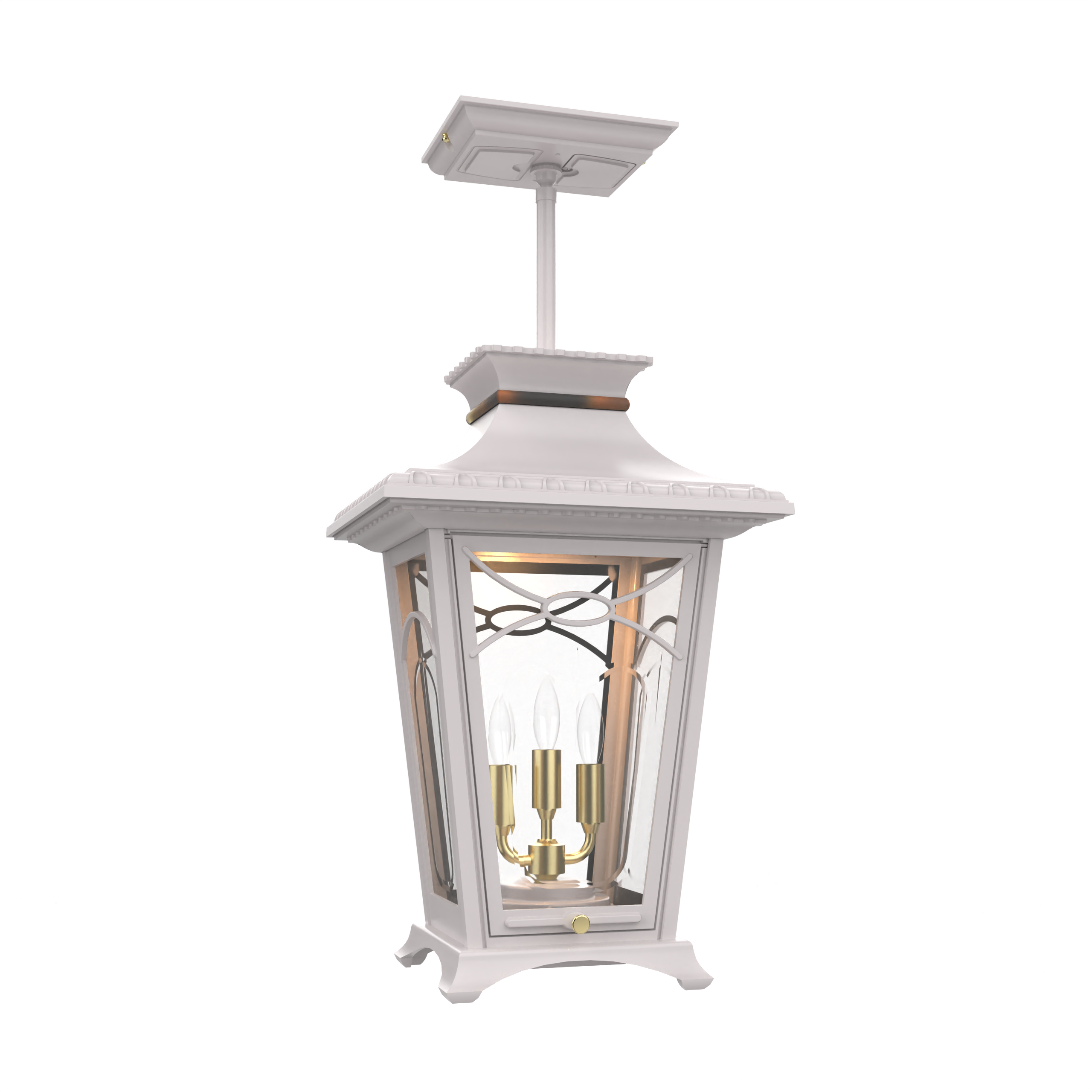 Bellissima - Montage au plafond sur tige fond fermé format moyen - 20150