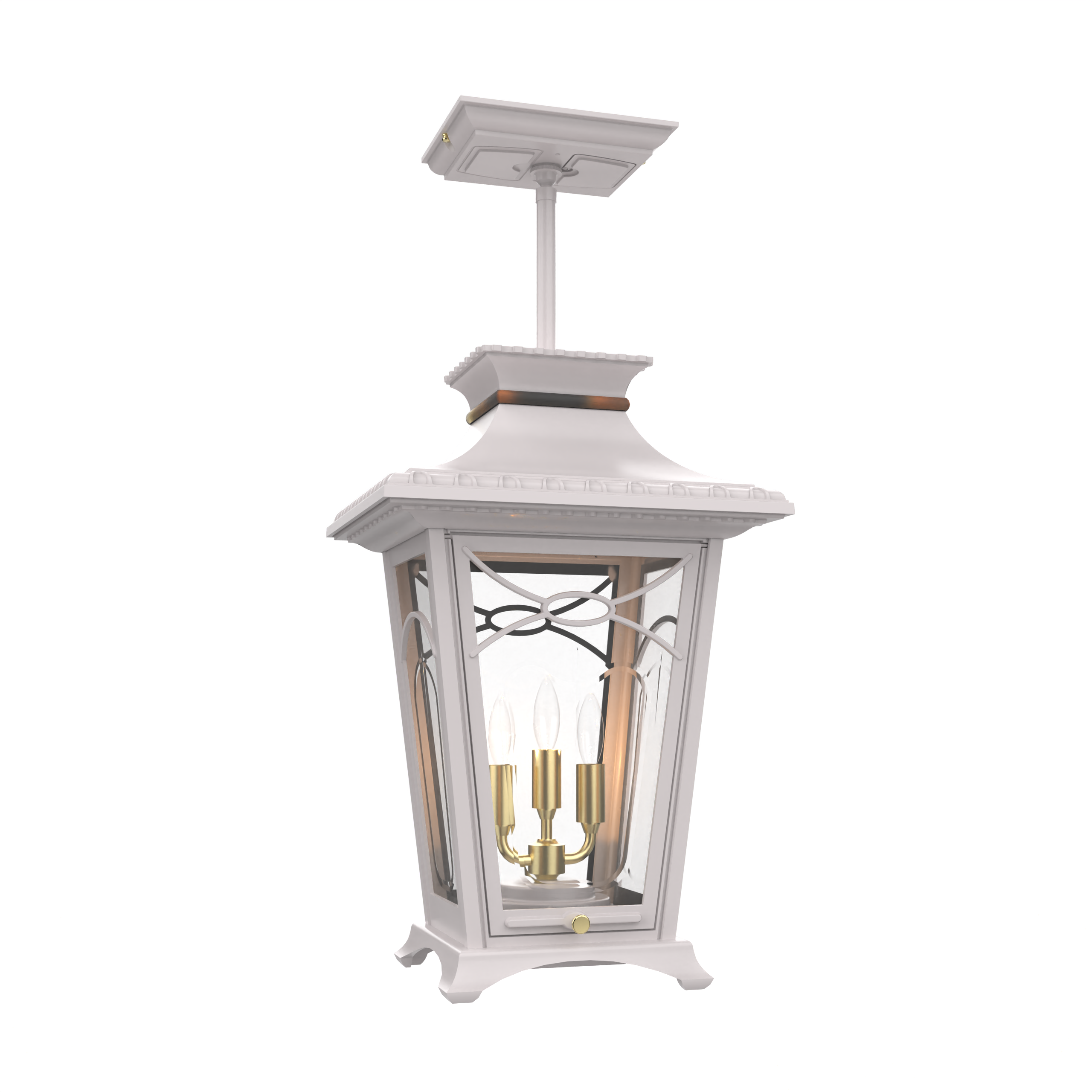 Bellissima - Montage au plafond sur tige fond fermé format moyen - 20150