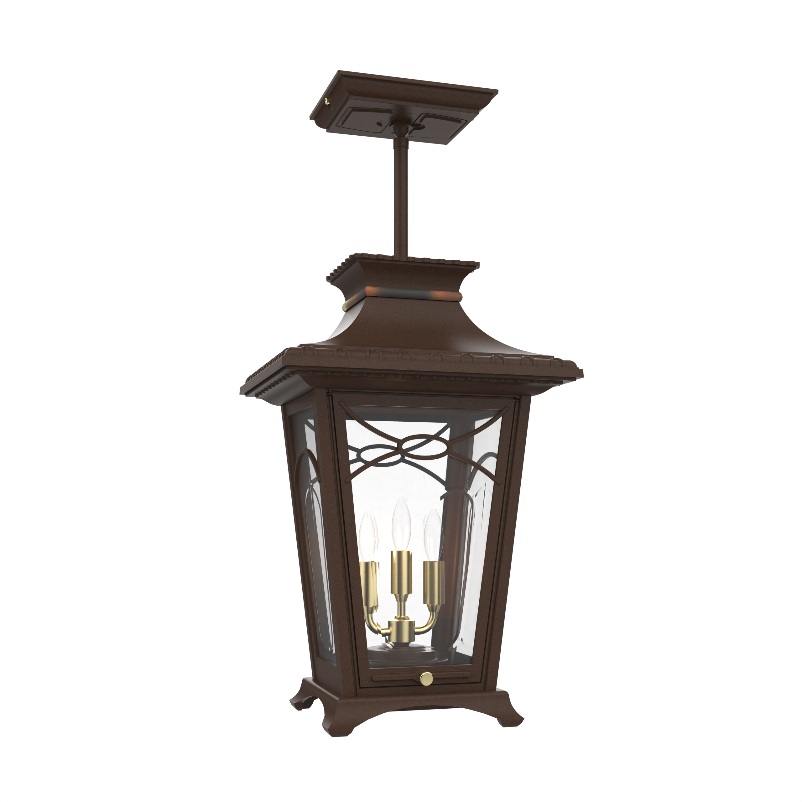 Bellissima - Montage au plafond sur tige fond fermé format moyen - 20150