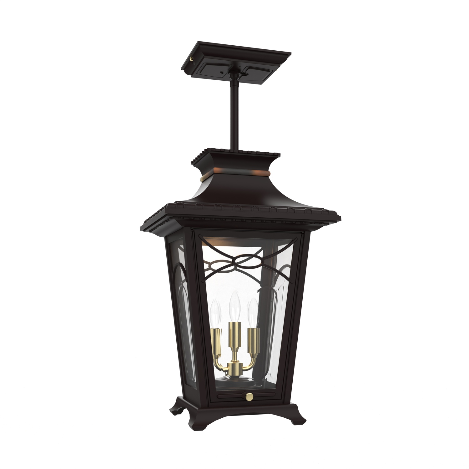 Bellissima - Montage au plafond sur tige fond fermé format moyen - 20150