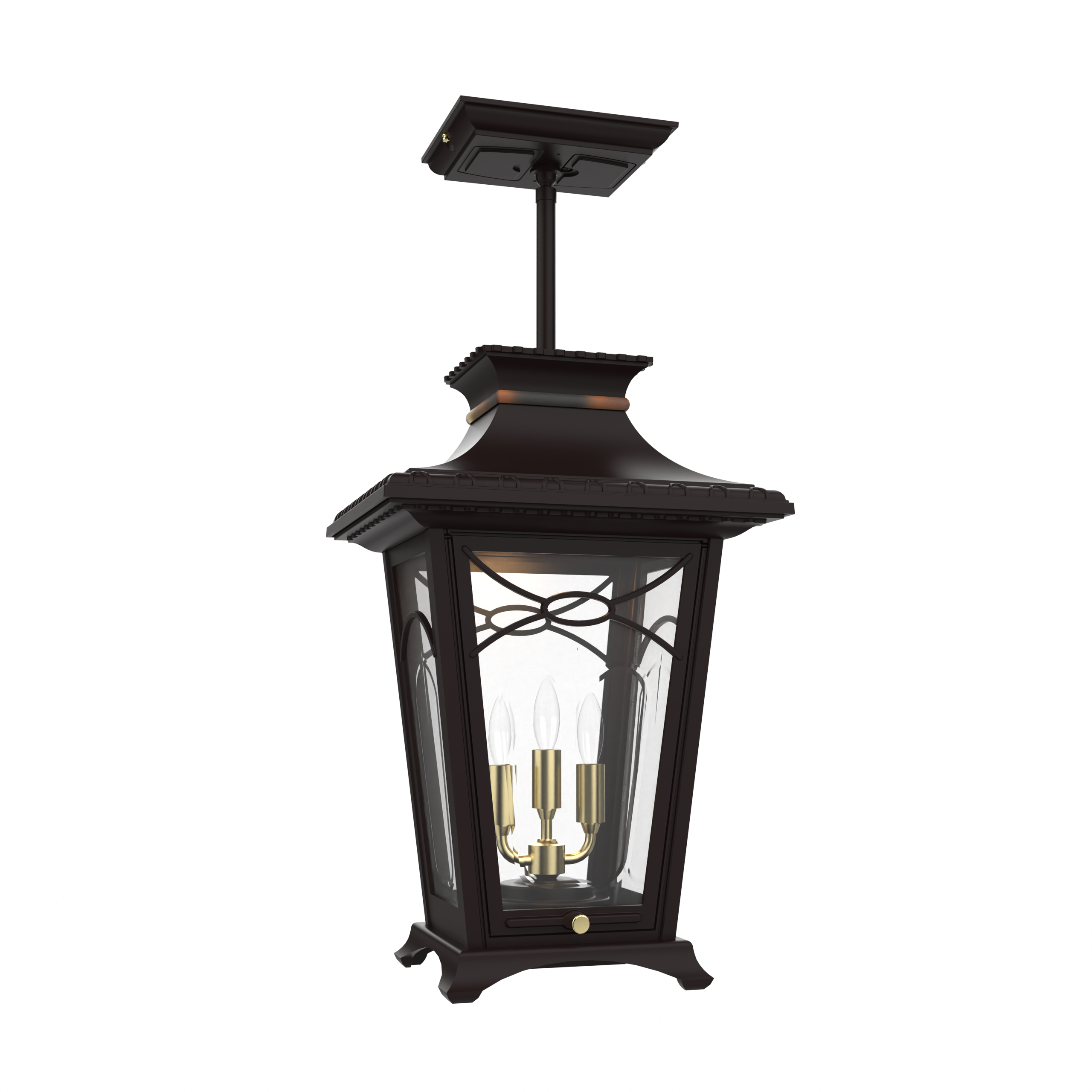 Bellissima - Montage au plafond sur tige fond fermé format moyen - 20150