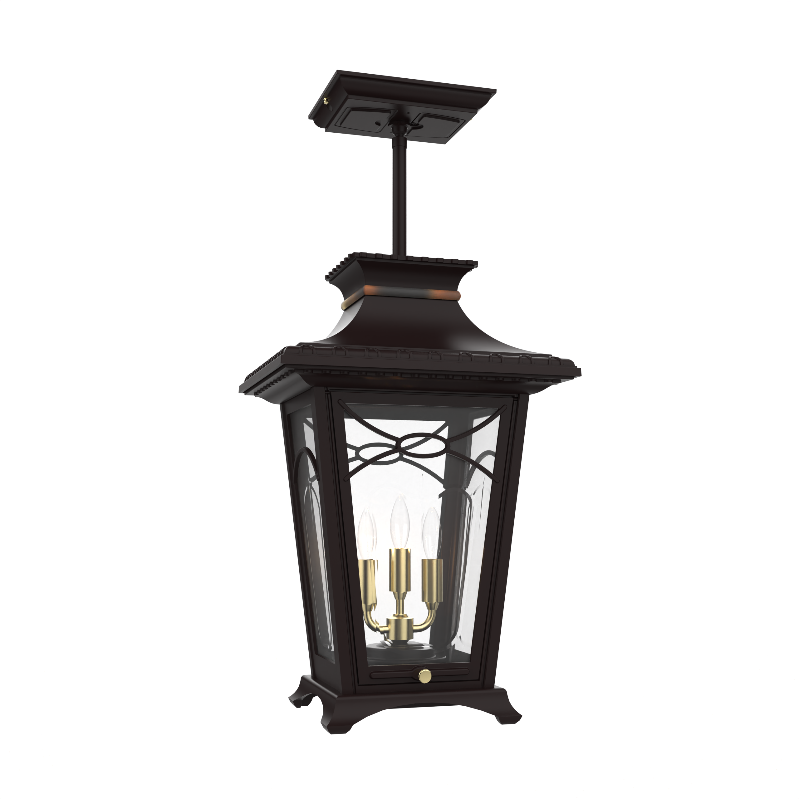 Bellissima - Montage au plafond sur tige fond fermé format moyen - 20150