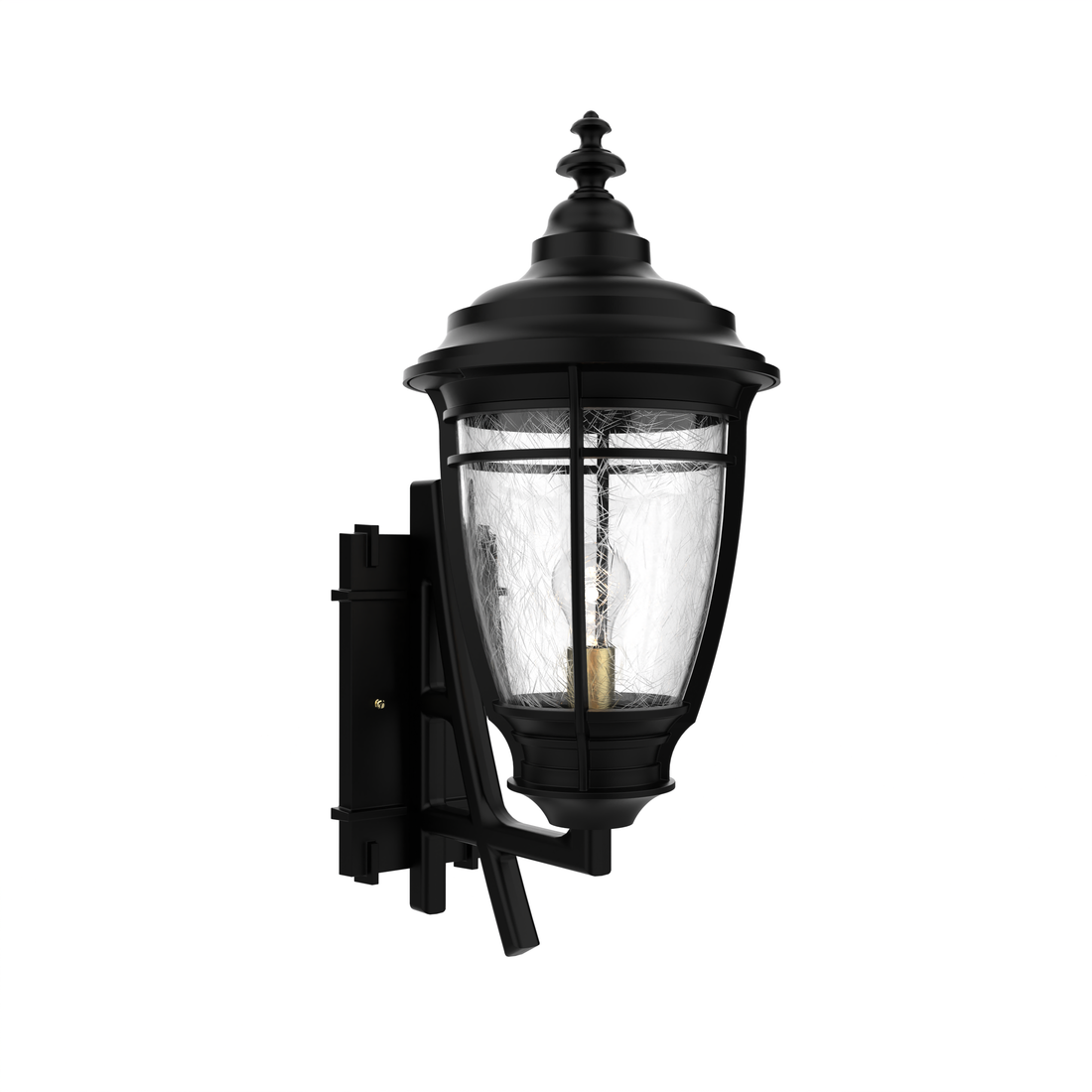 Portland - Luminaire mural extérieur montage bras décoratif vers le haut format moyen - 20284