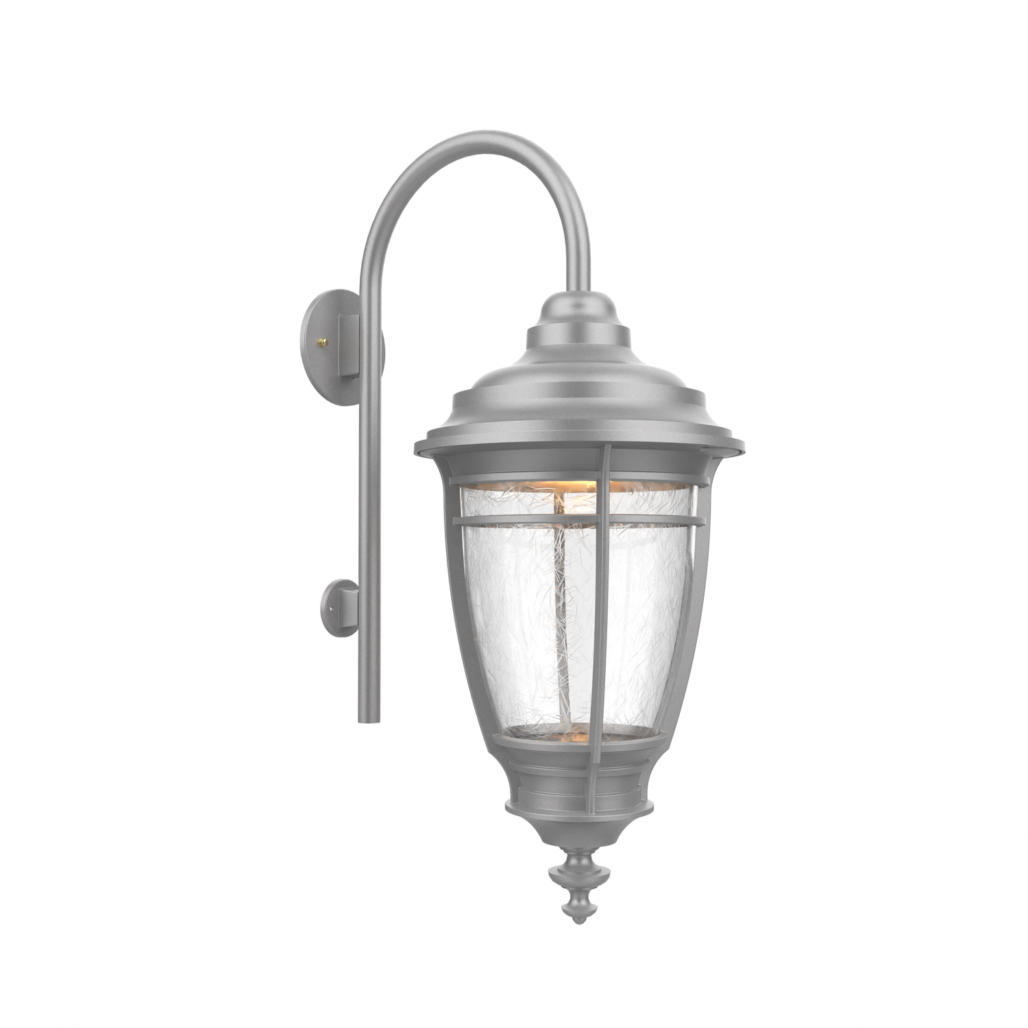 Portland - Luminaire mural extérieur montage avec canne vers le bas fond fermé format moyen - 20299