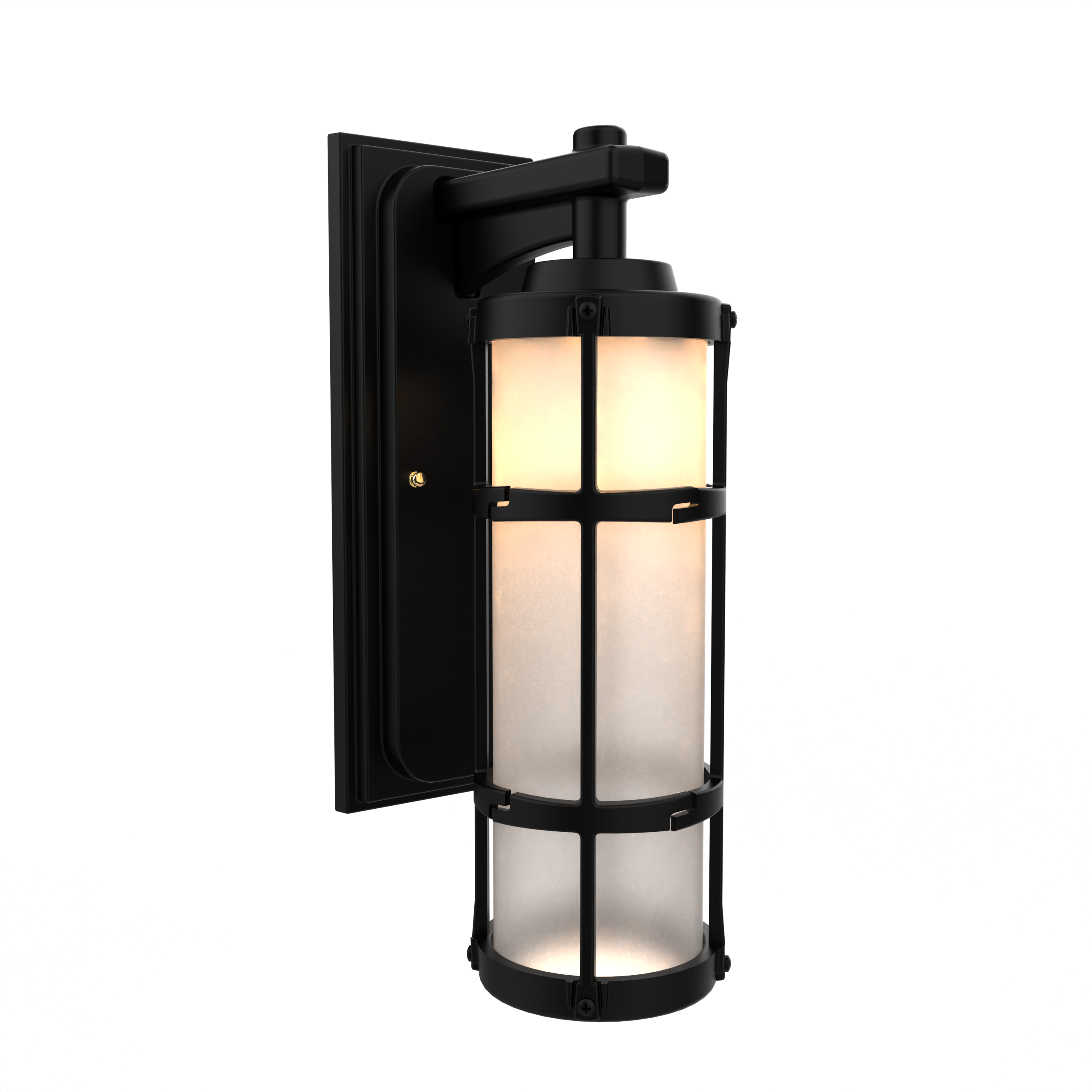 San Diego - Luminaire mural extérieur montage vers le bas fond ouvert format moyen - 20567