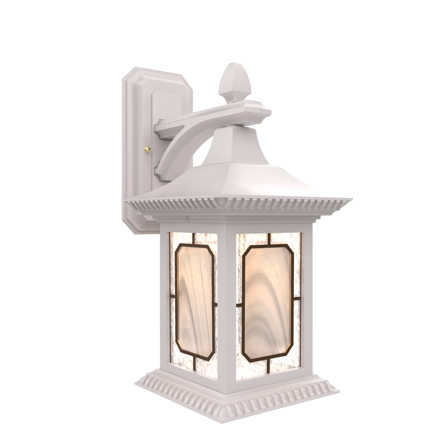 Salzburg - Luminaire mural extérieur montage vers le bas fond ouvert format moyen - 20816