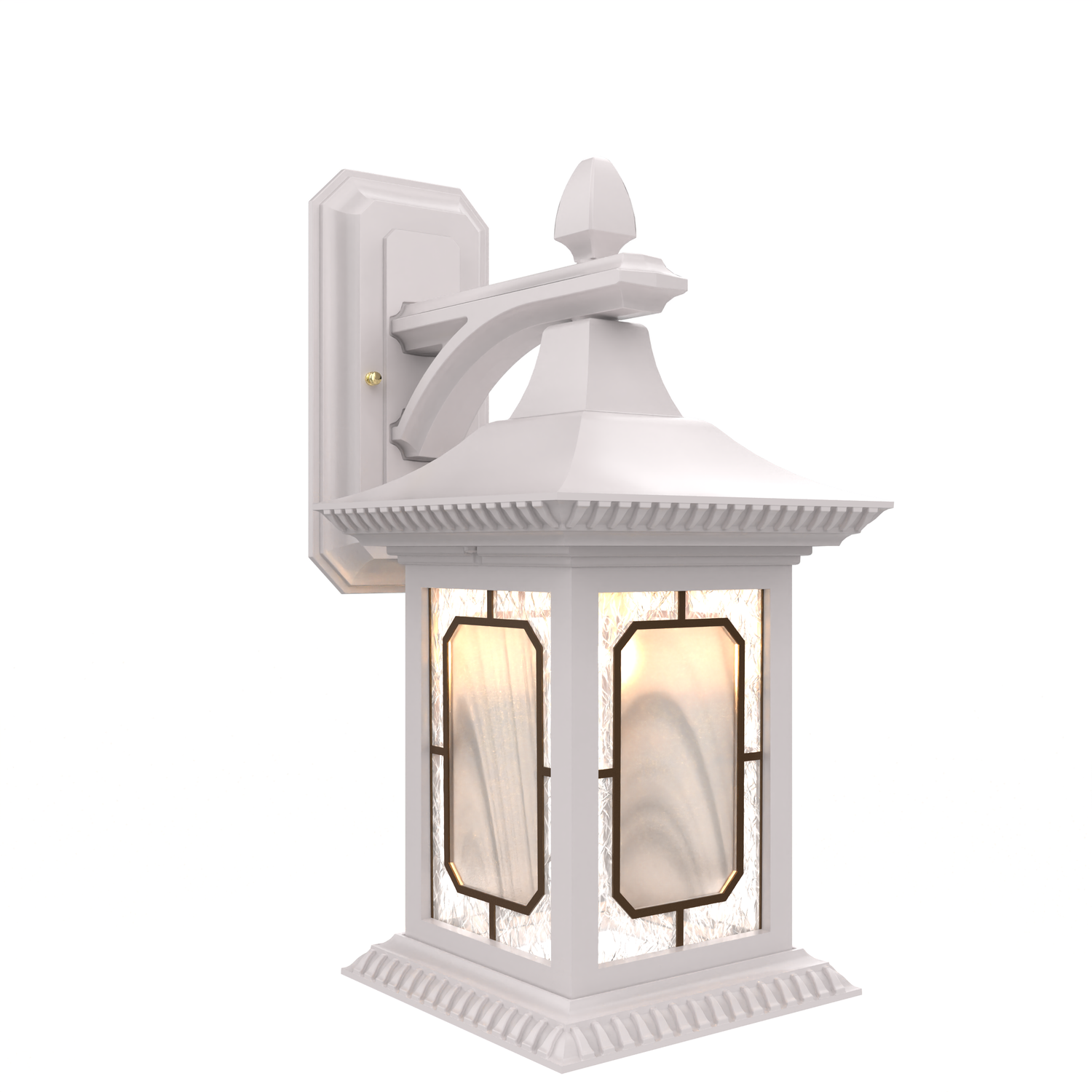 Salzburg - Luminaire mural extérieur montage vers le bas fond ouvert format moyen - 20816