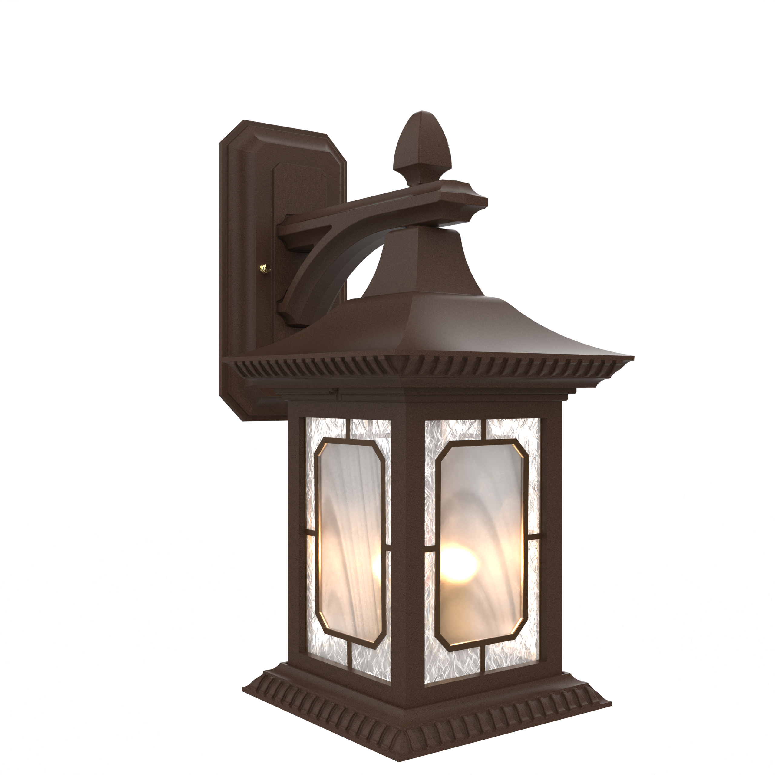 Salzburg - Luminaire mural extérieur montage vers le bas fond ouvert format moyen - 20816