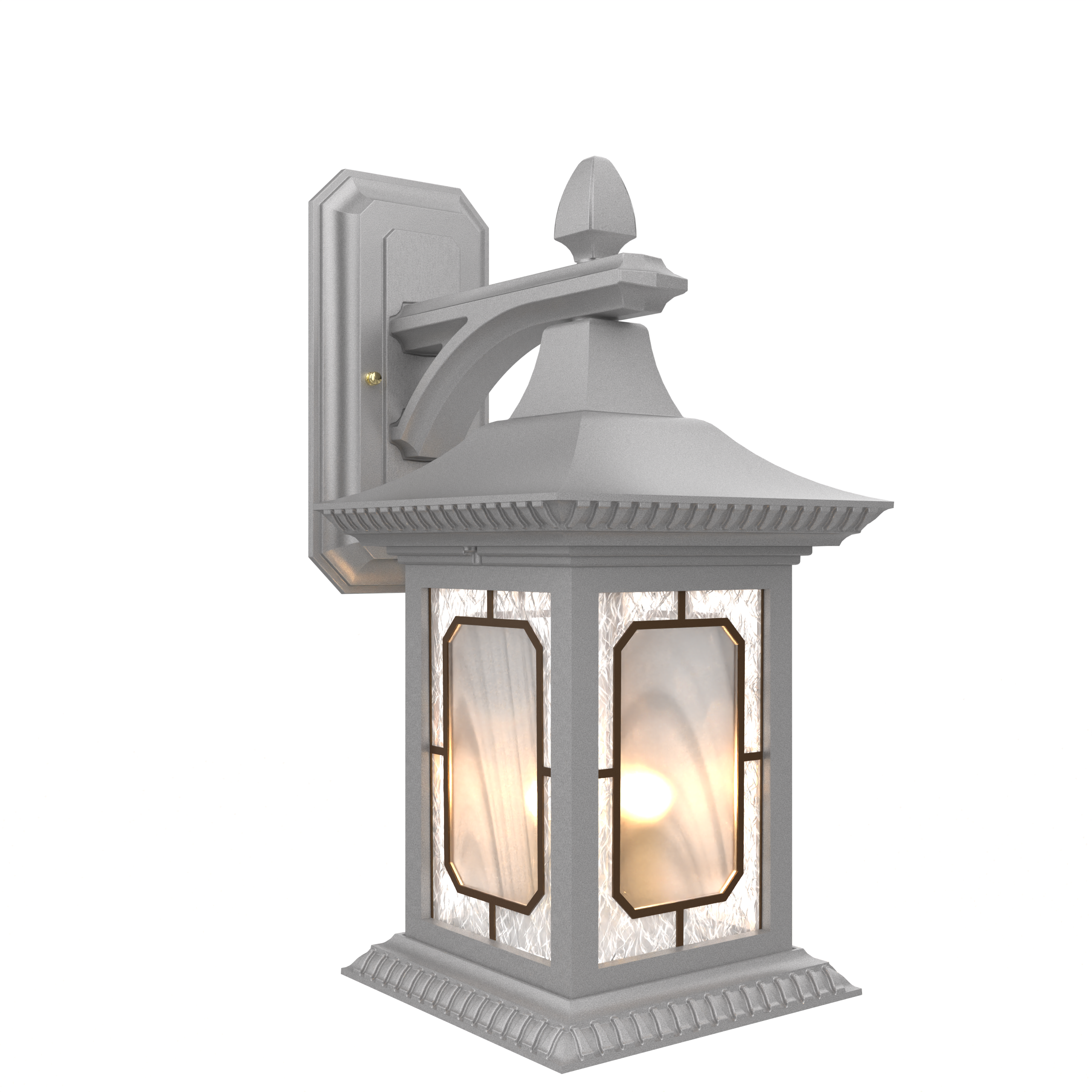 Salzburg - Luminaire mural extérieur montage vers le bas fond ouvert format moyen - 20816