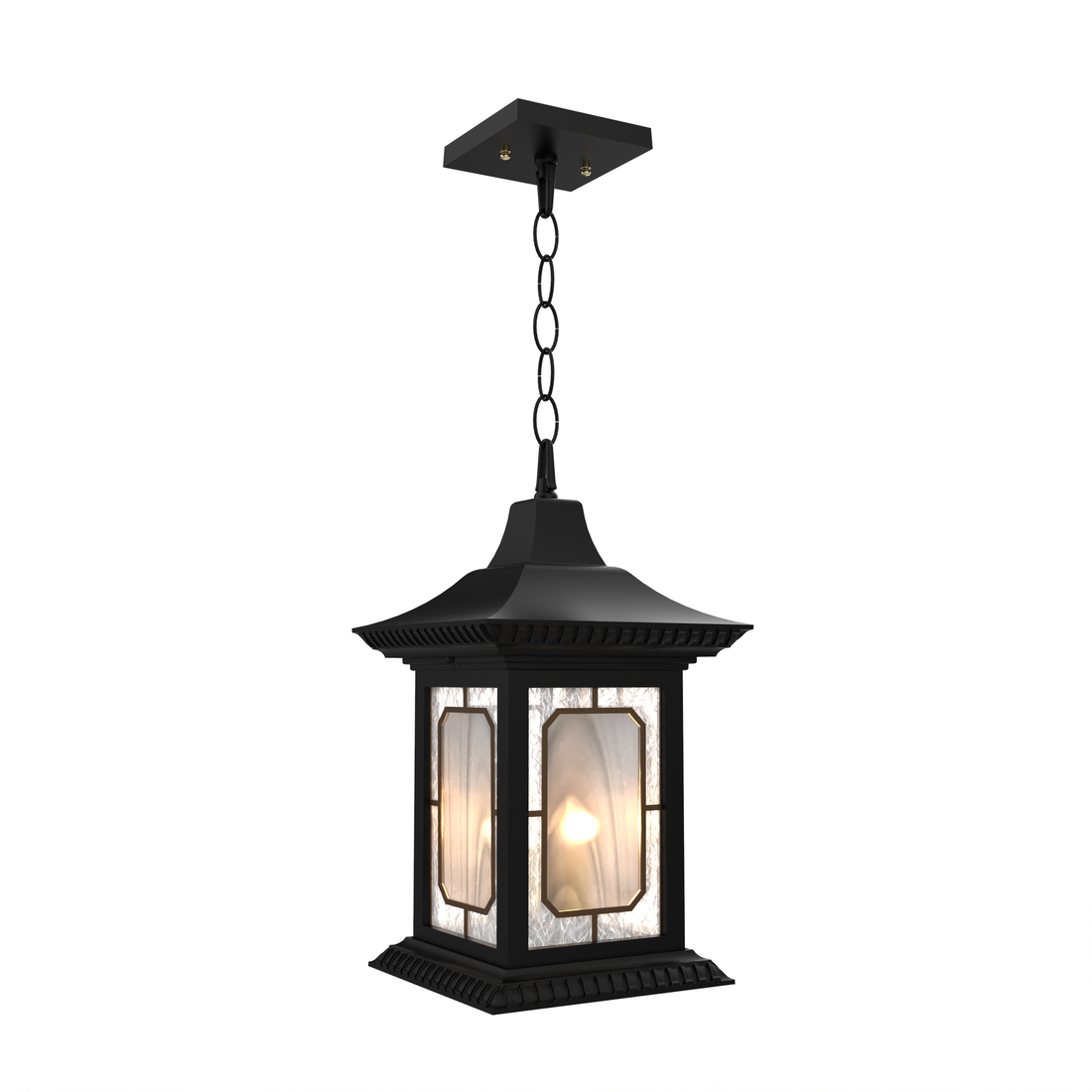 Salzburg - Montage au plafond avec chaine fond ouvert format moyen - 20850