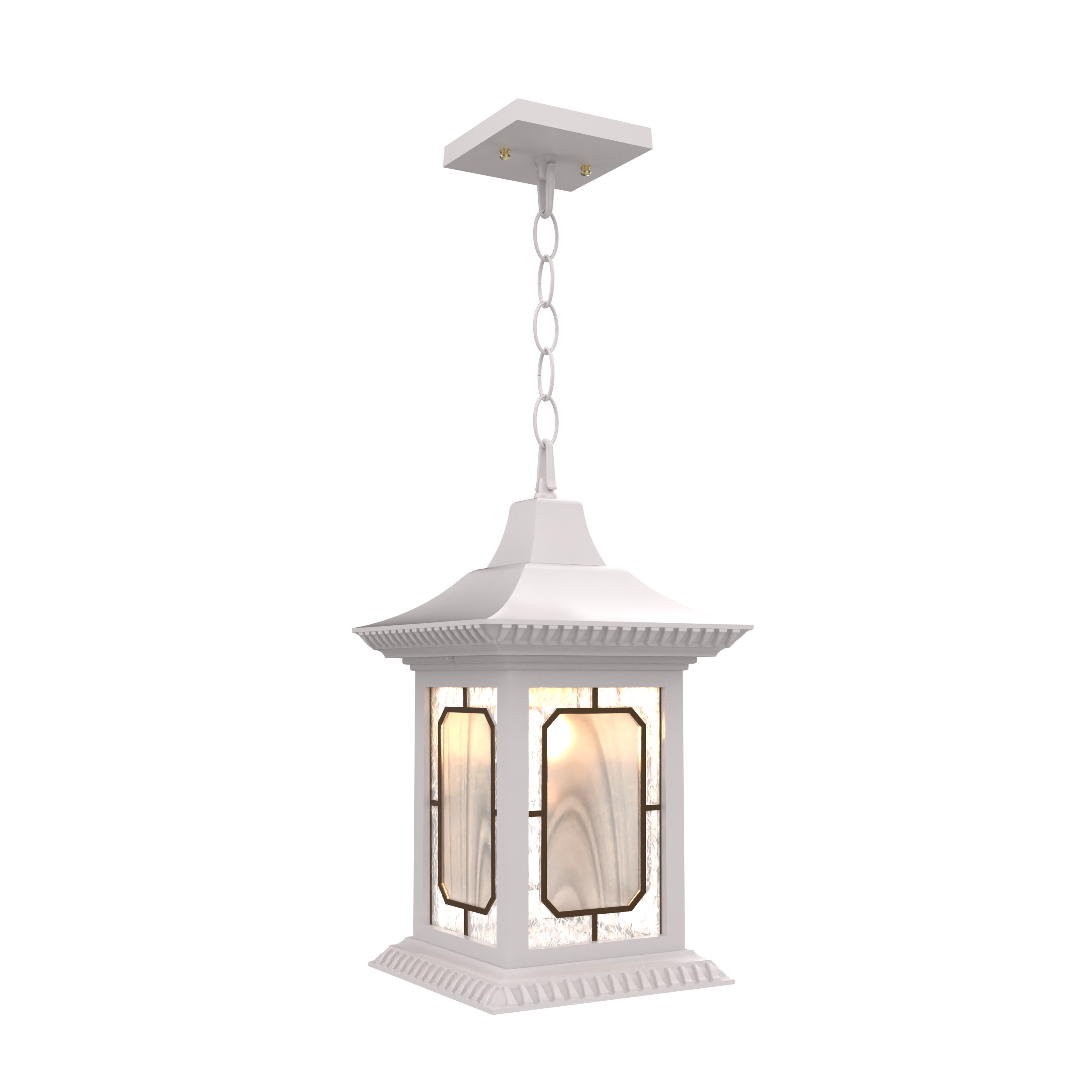 Salzburg - Montage au plafond avec chaine fond ouvert format moyen - 20850