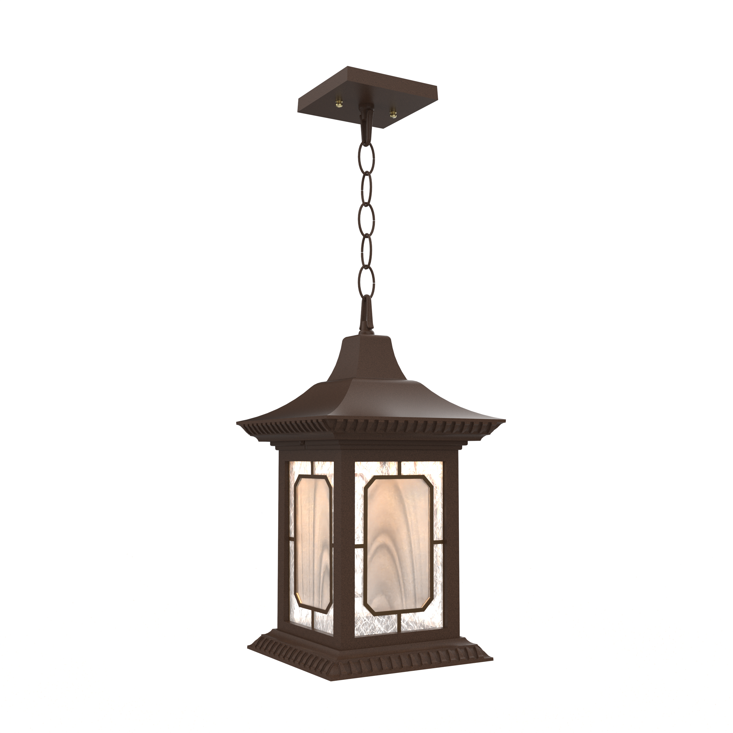 Salzburg - Montage au plafond avec chaine fond ouvert format moyen - 20850