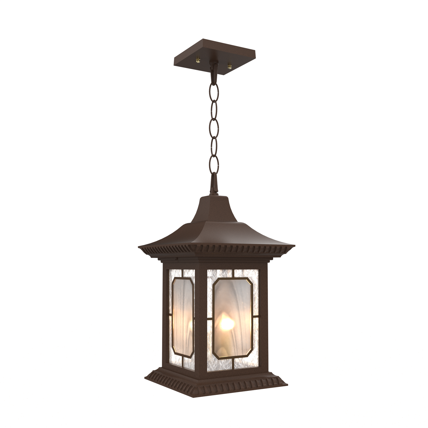 Salzburg - Montage au plafond avec chaine fond ouvert format moyen - 20850