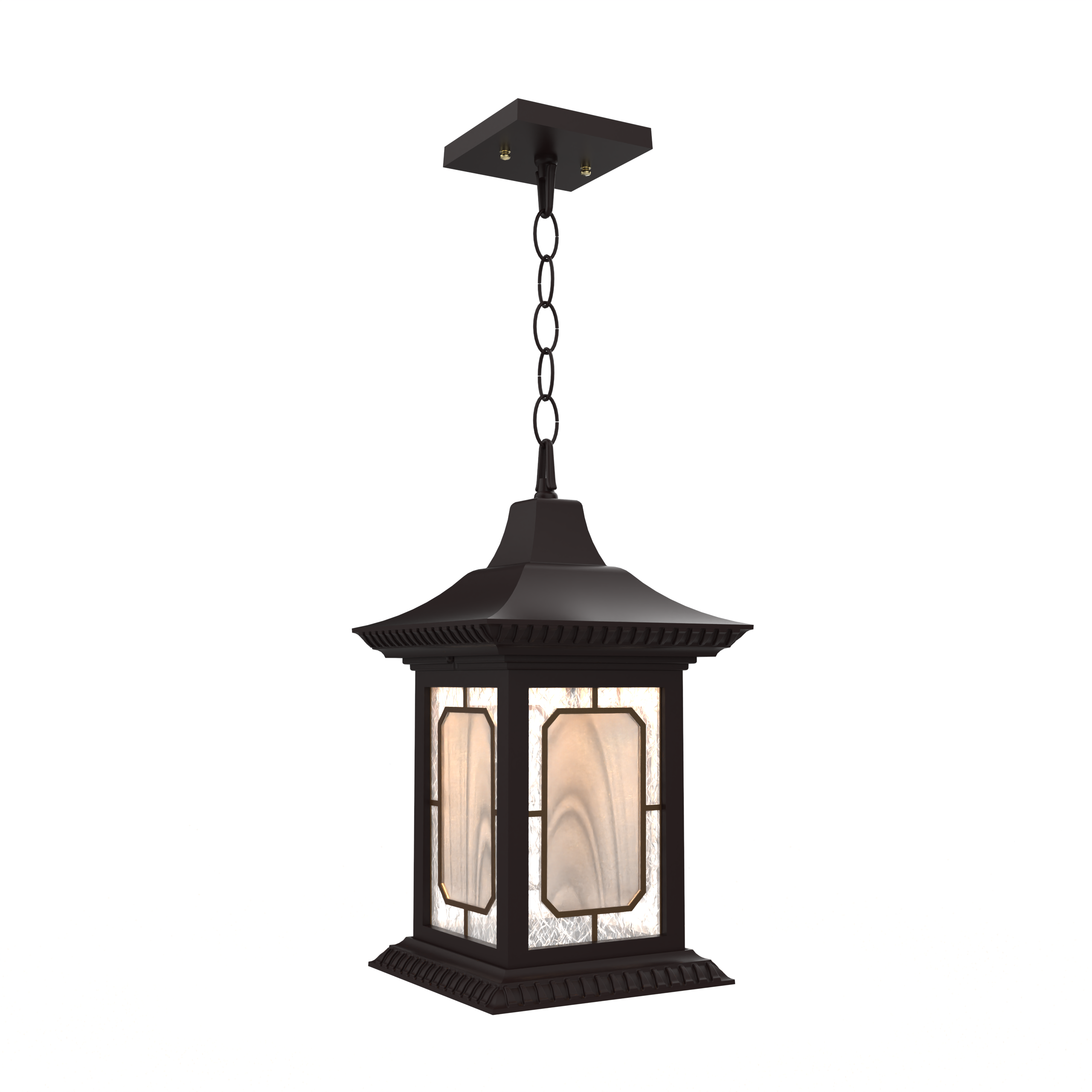 Salzburg - Montage au plafond avec chaine fond ouvert format moyen - 20850