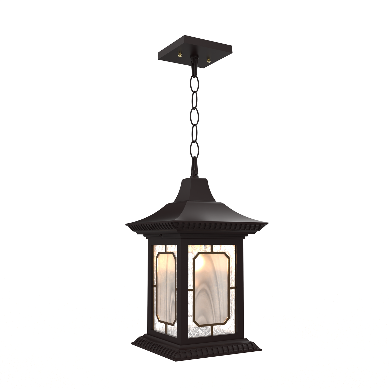 Salzburg - Montage au plafond avec chaine fond ouvert format moyen - 20850