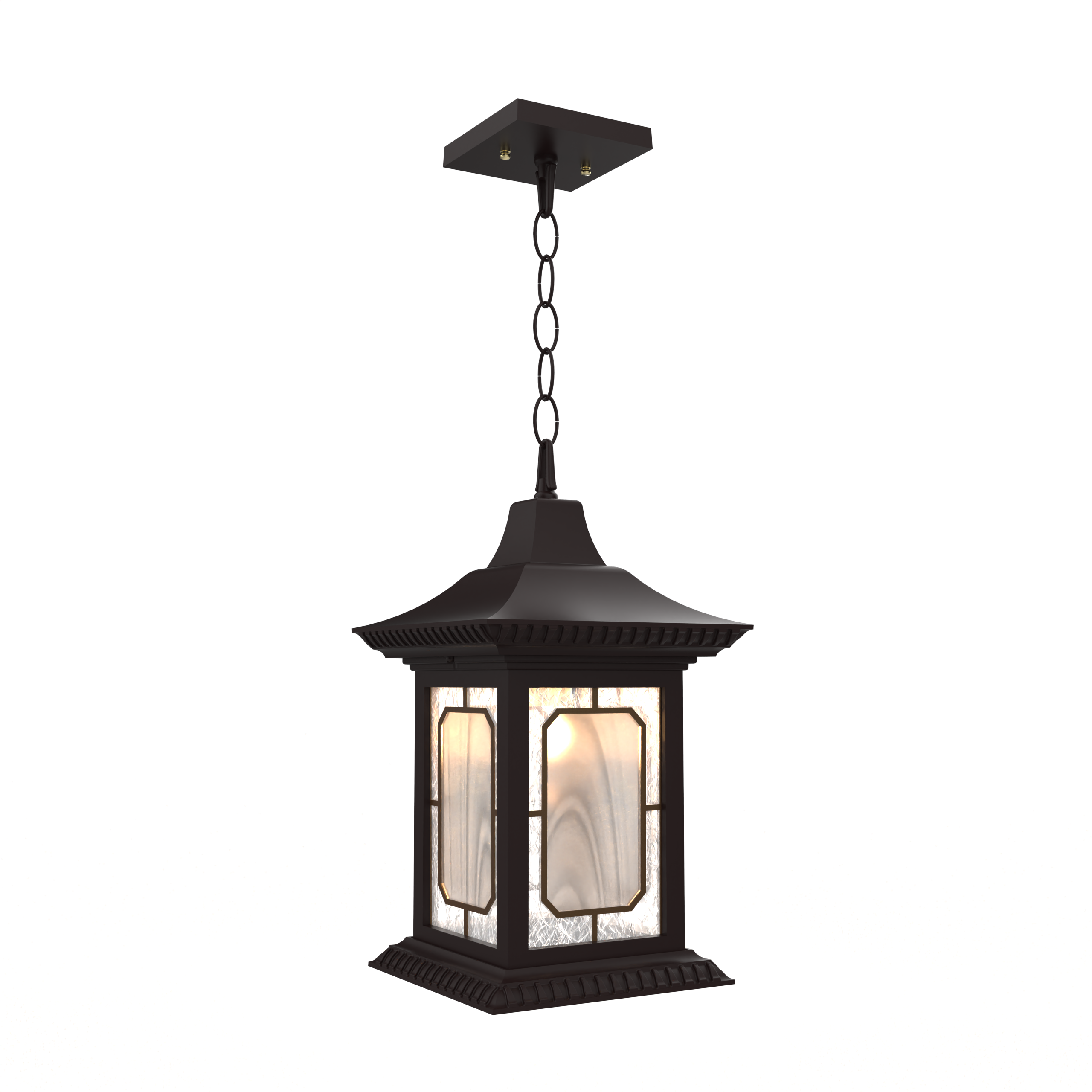 Salzburg - Montage au plafond avec chaine fond ouvert format moyen - 20850