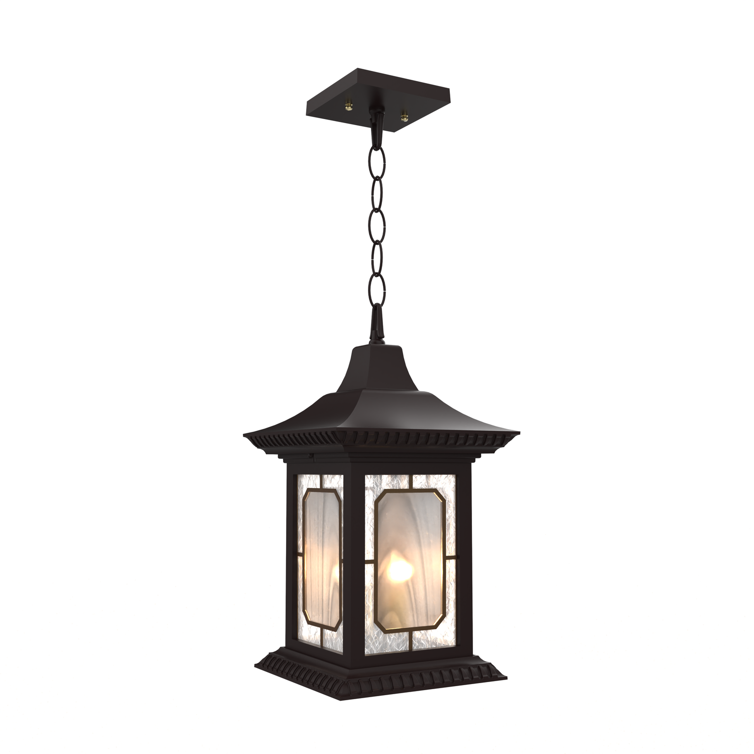 Salzburg - Montage au plafond avec chaine fond ouvert format moyen - 20850