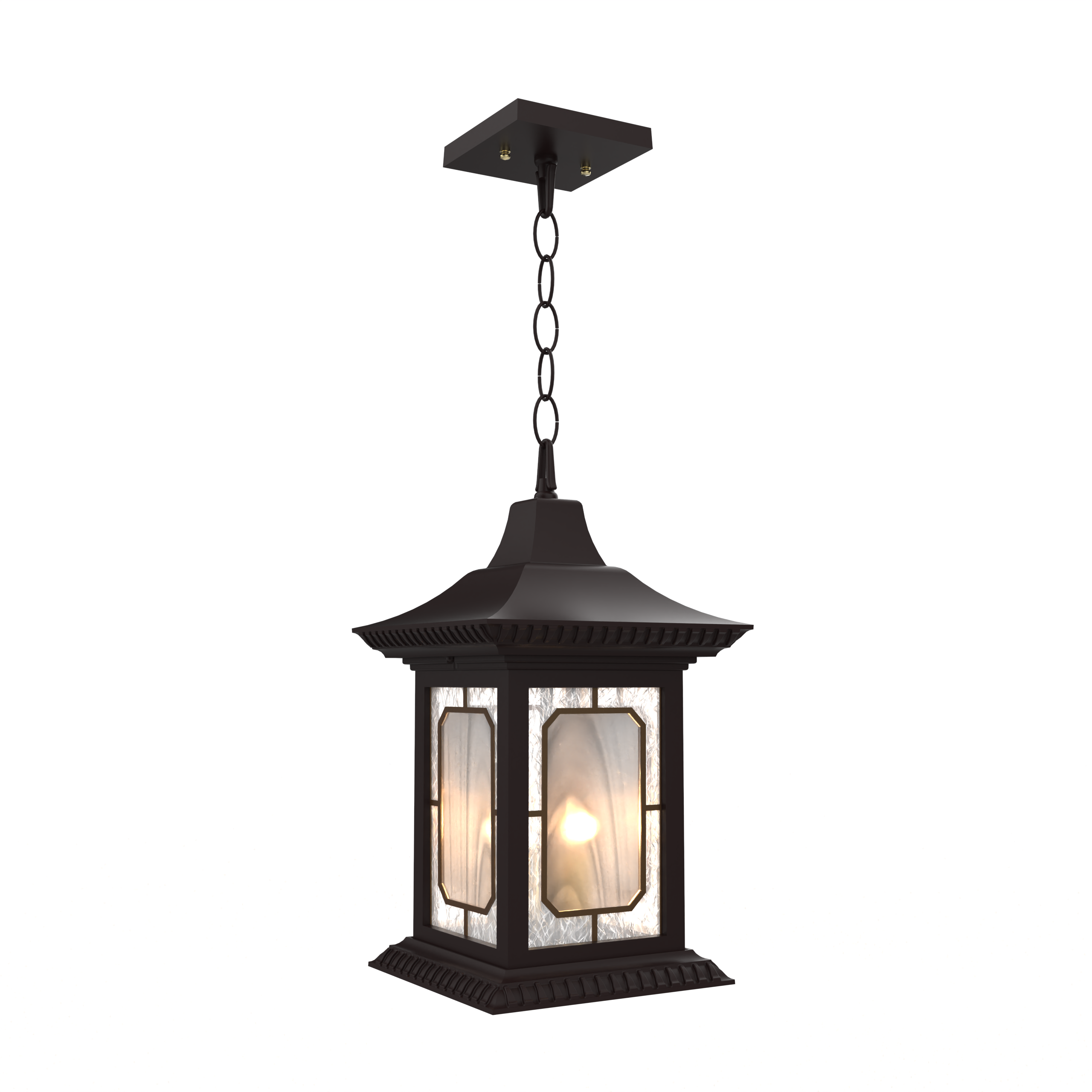 Salzburg - Montage au plafond avec chaine fond ouvert format moyen - 20850