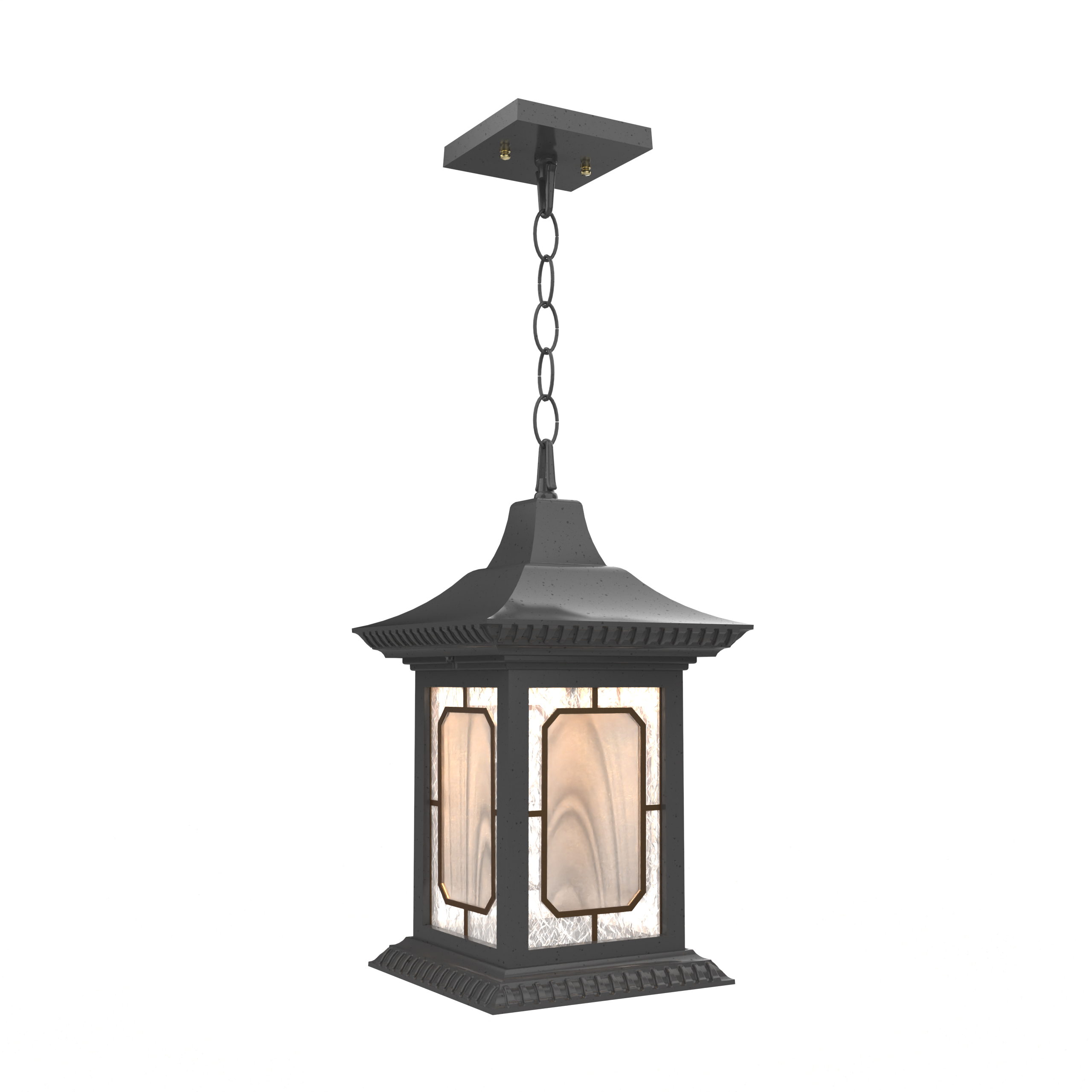 Salzburg - Montage au plafond avec chaine fond ouvert format moyen - 20850