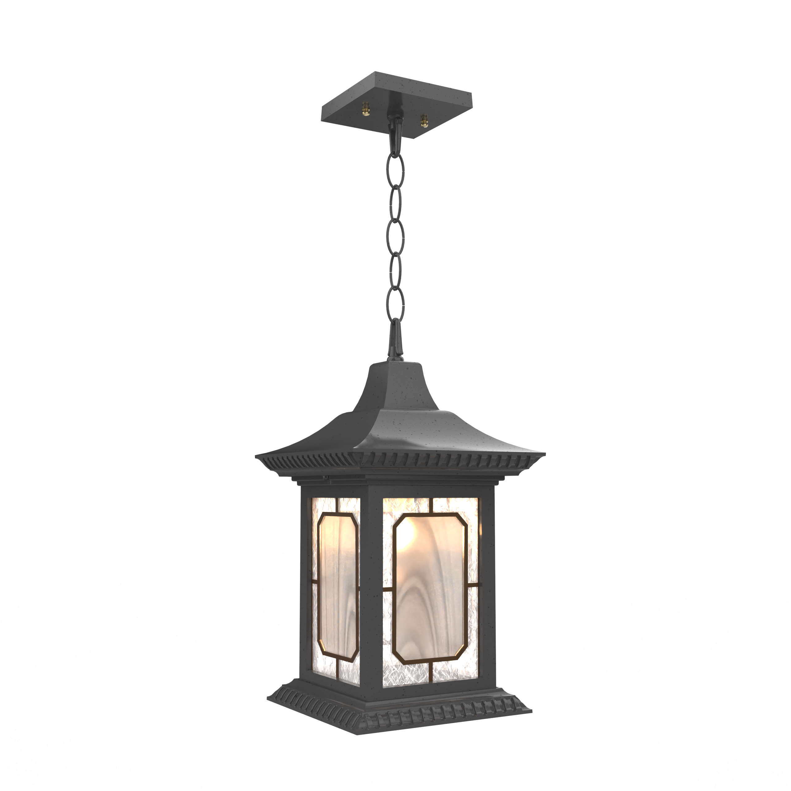 Salzburg - Montage au plafond avec chaine fond ouvert format moyen - 20850