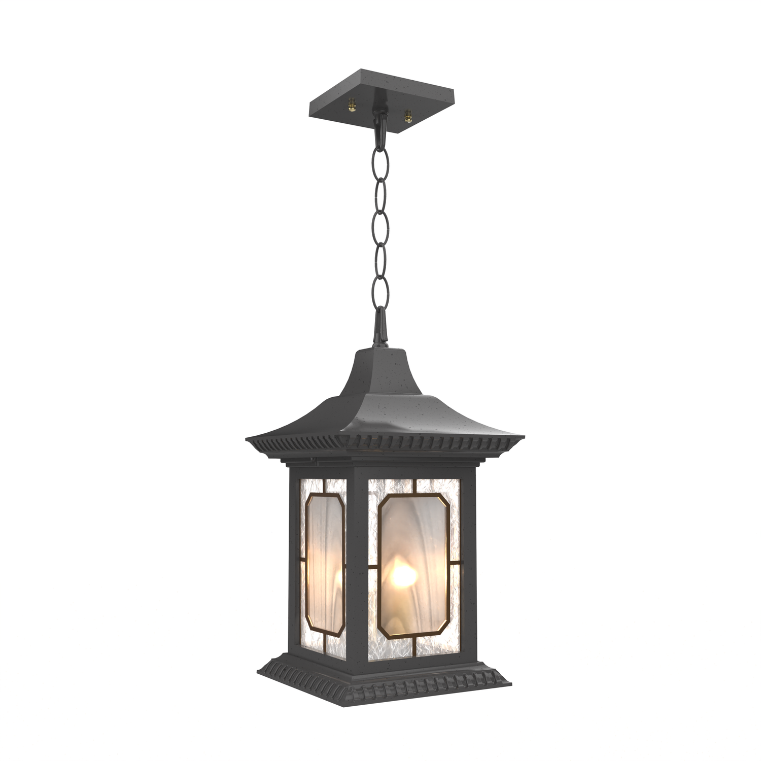 Salzburg - Montage au plafond avec chaine fond ouvert format moyen - 20850