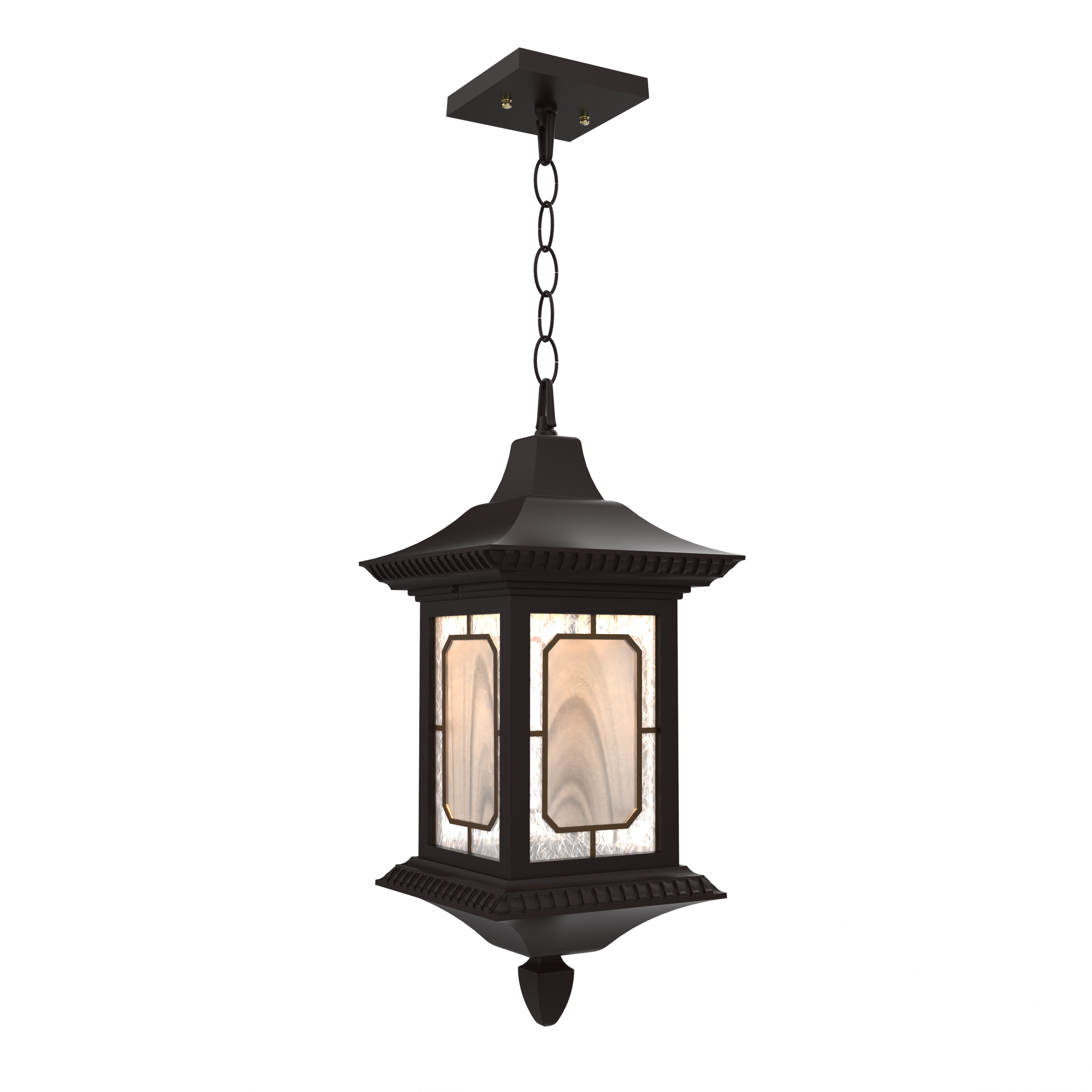 Salzburg - Montage au plafond avec chaine fond fermé format moyen - 20855