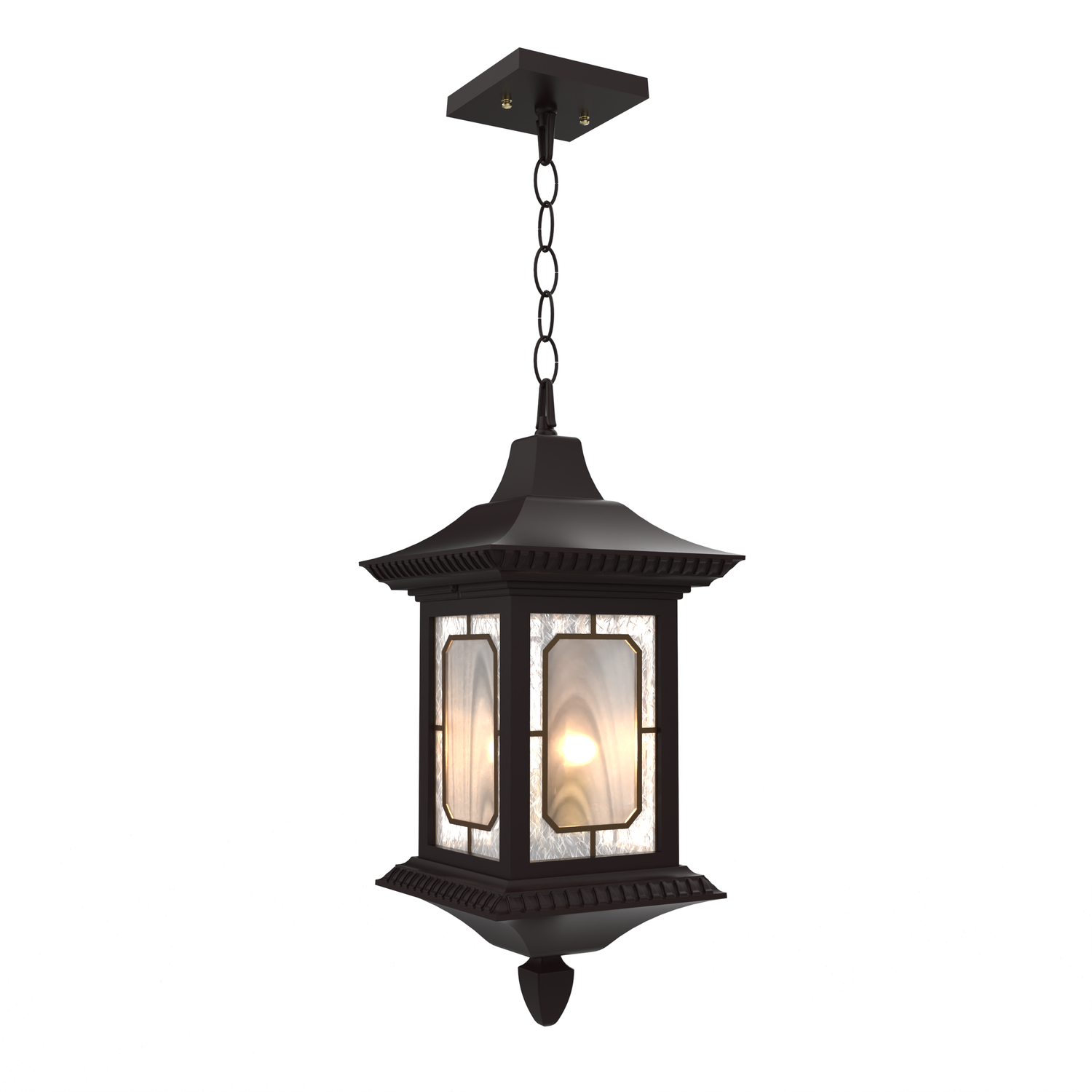 Salzburg - Montage au plafond avec chaine fond fermé format moyen - 20855