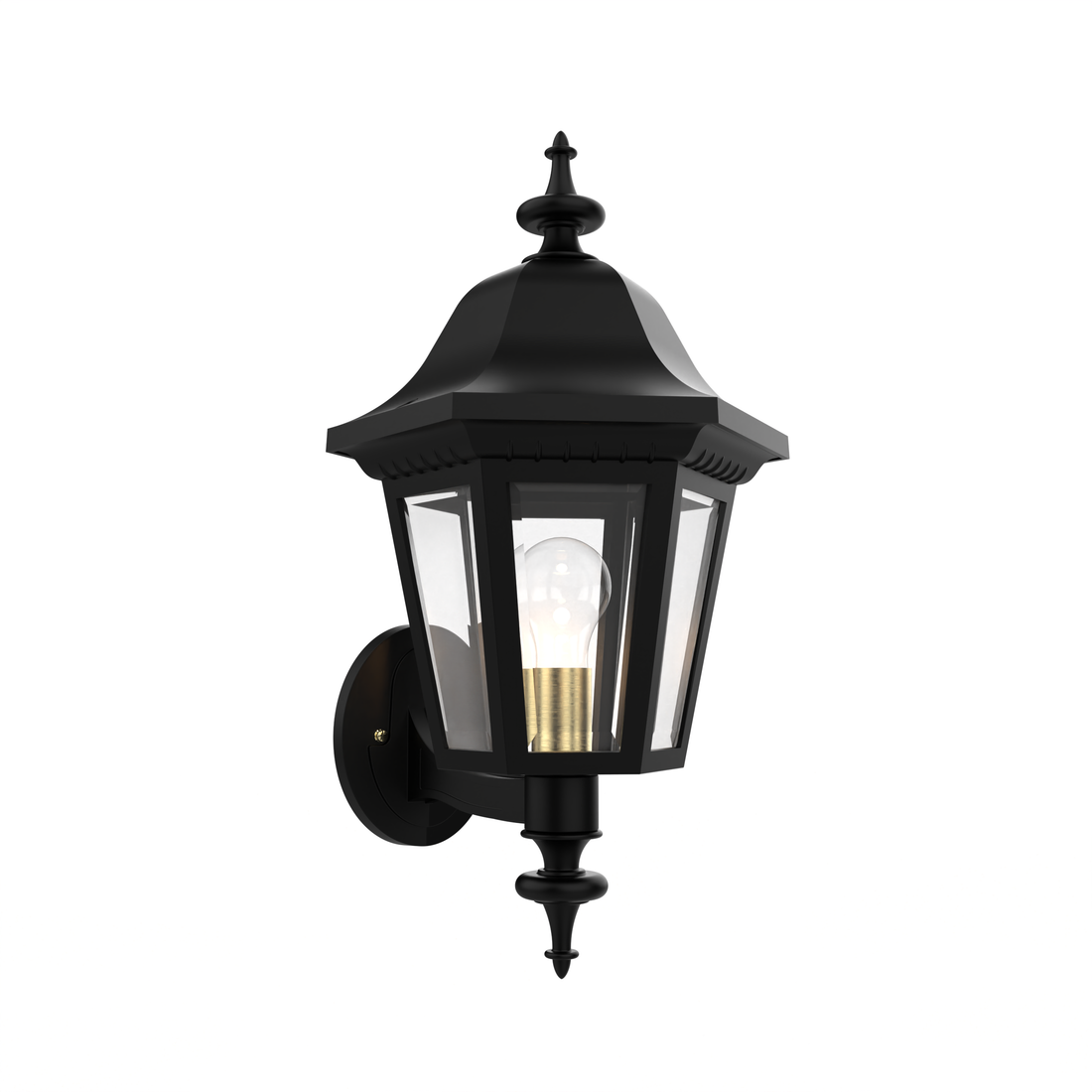 Manor - Luminaire mural extérieur montage vers le haut format moyen - 21224