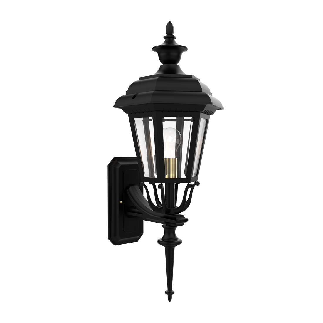 Jamestown - Luminaire mural extérieur montage vers le haut avec tige format moyen - 21413
