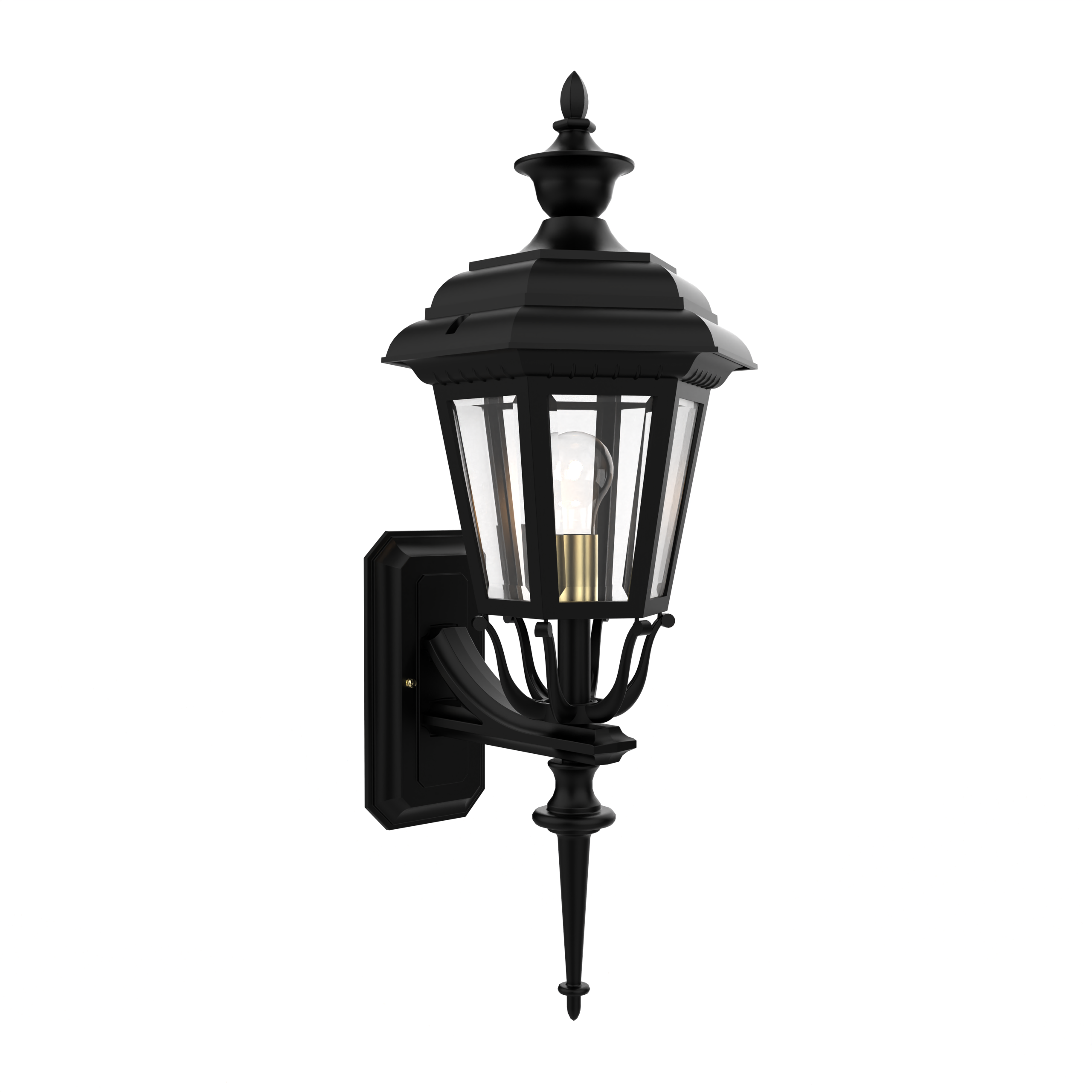 Jamestown - Luminaire mural extérieur montage vers le haut avec tige format moyen - 21413