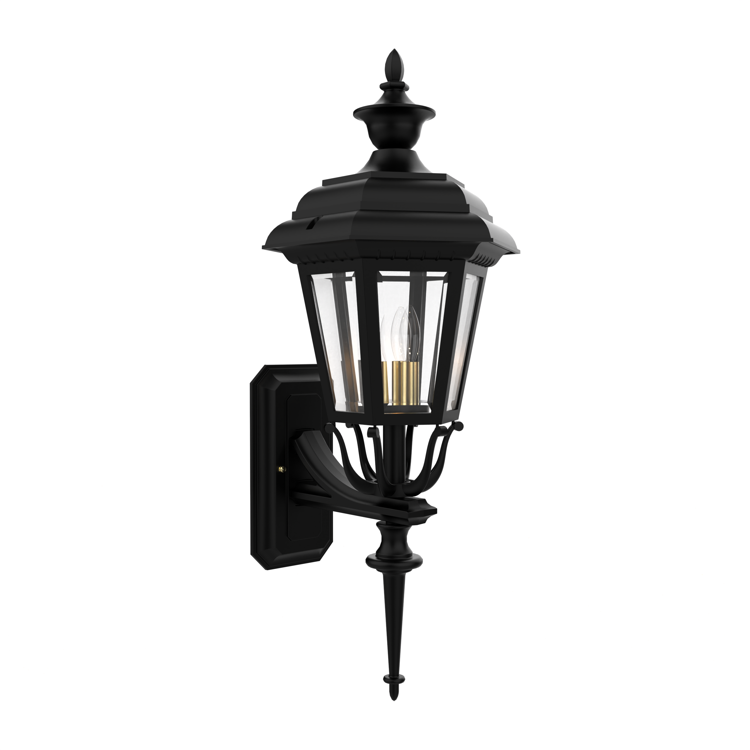 Jamestown - Luminaire mural extérieur montage vers le haut avec tige format moyen - 21413